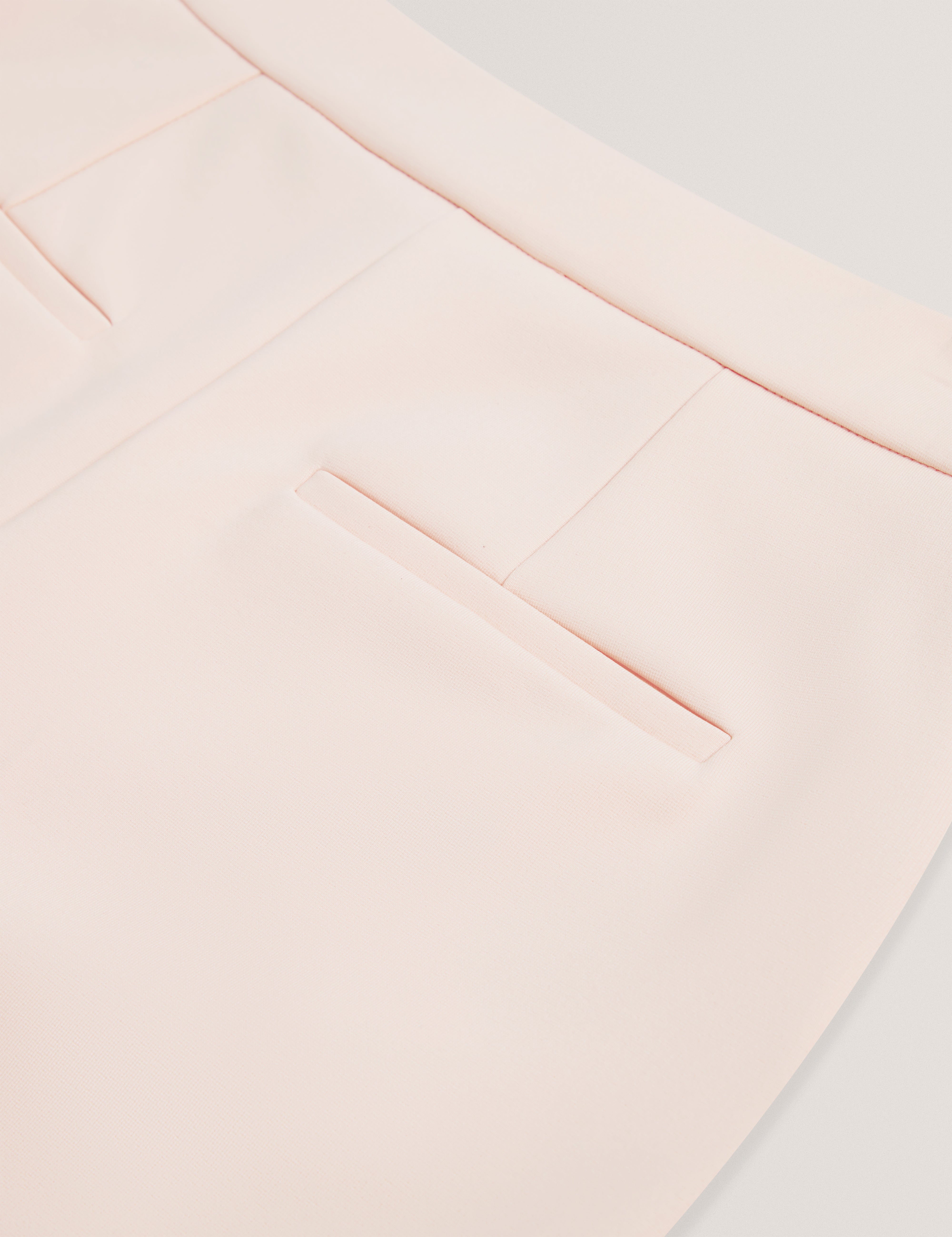 Indriv High Waisted Flare Trouser Pl-Pink
