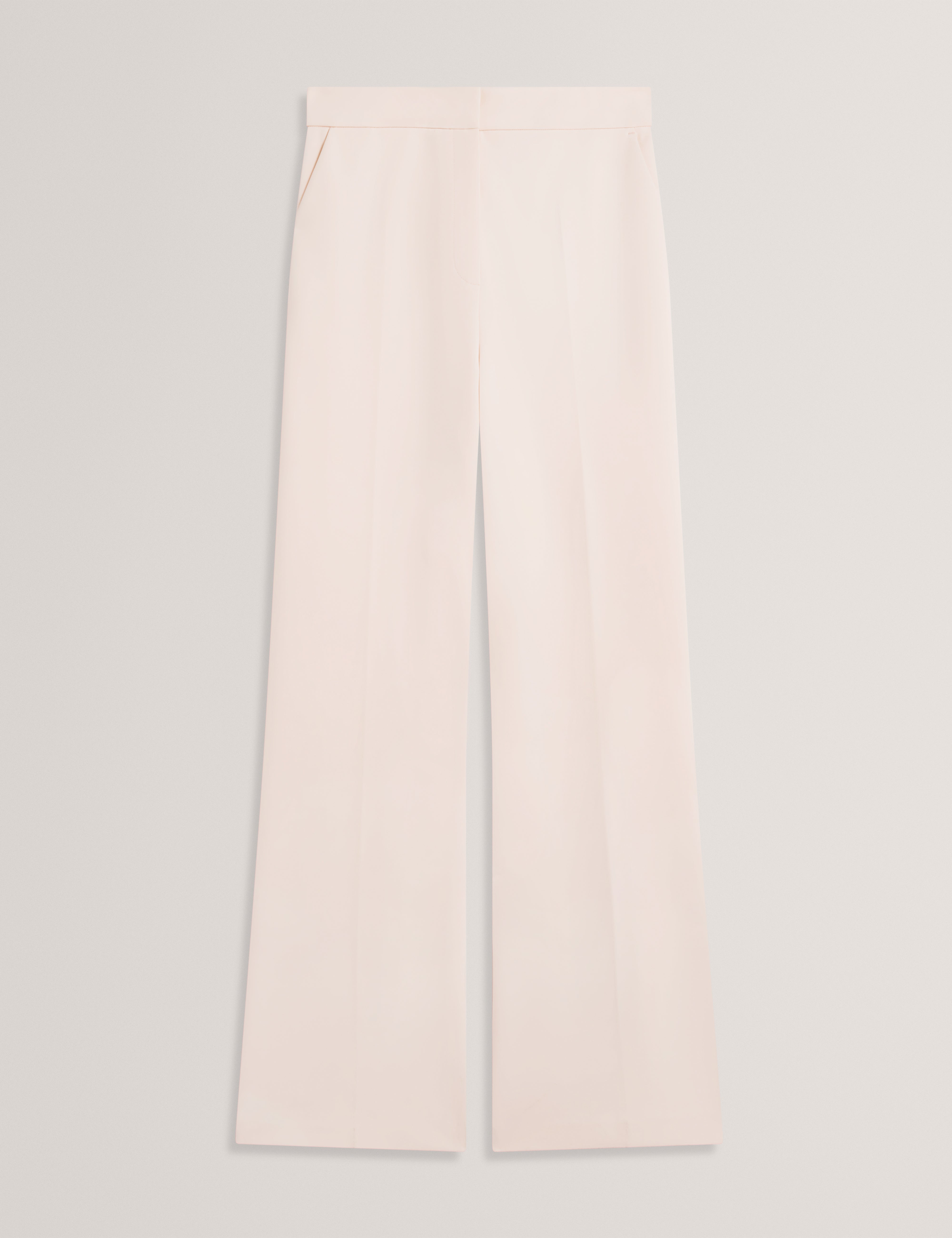 Indriv High Waisted Flare Trouser Pl-Pink