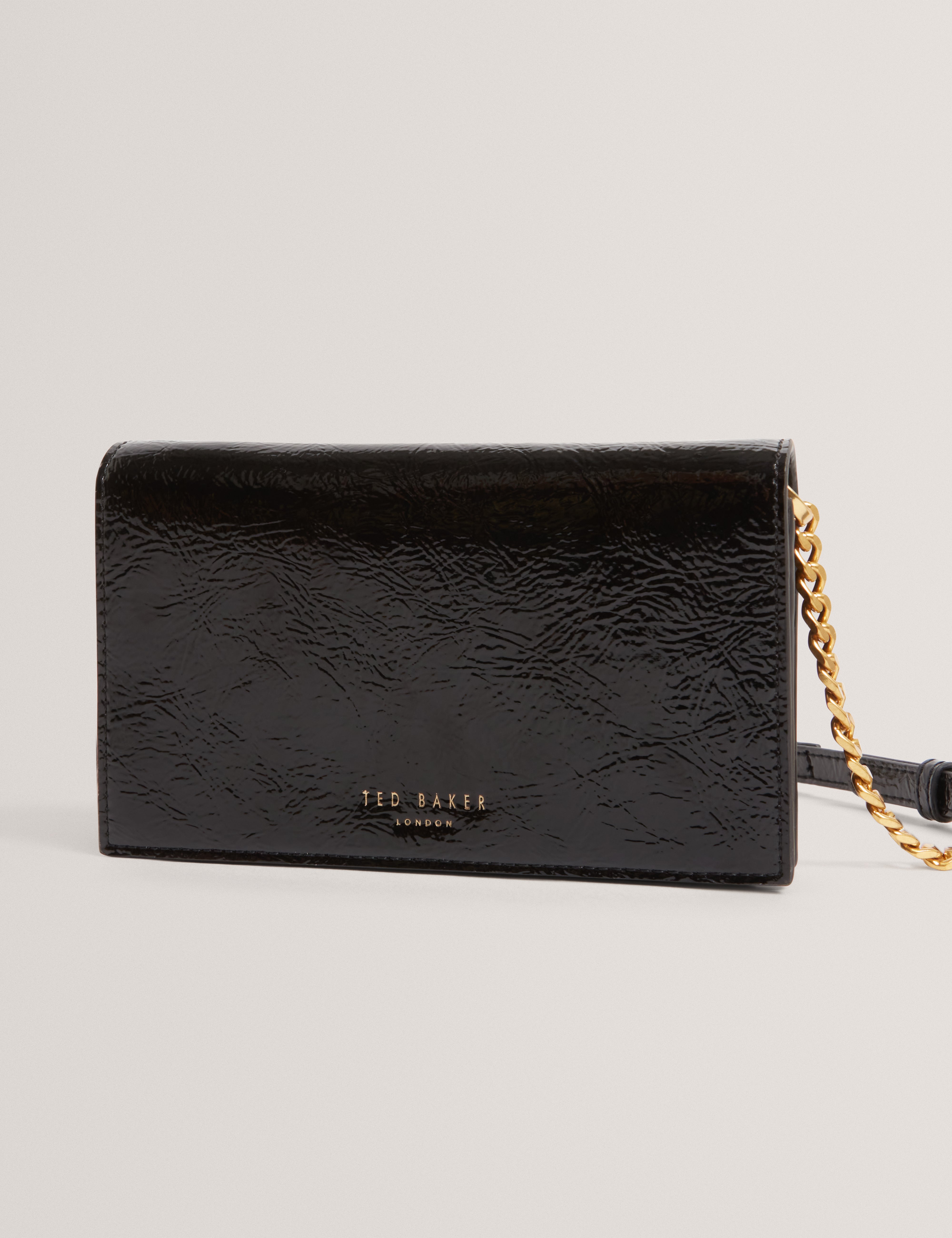 Mahiraa Crossbody Flapover Bag Black