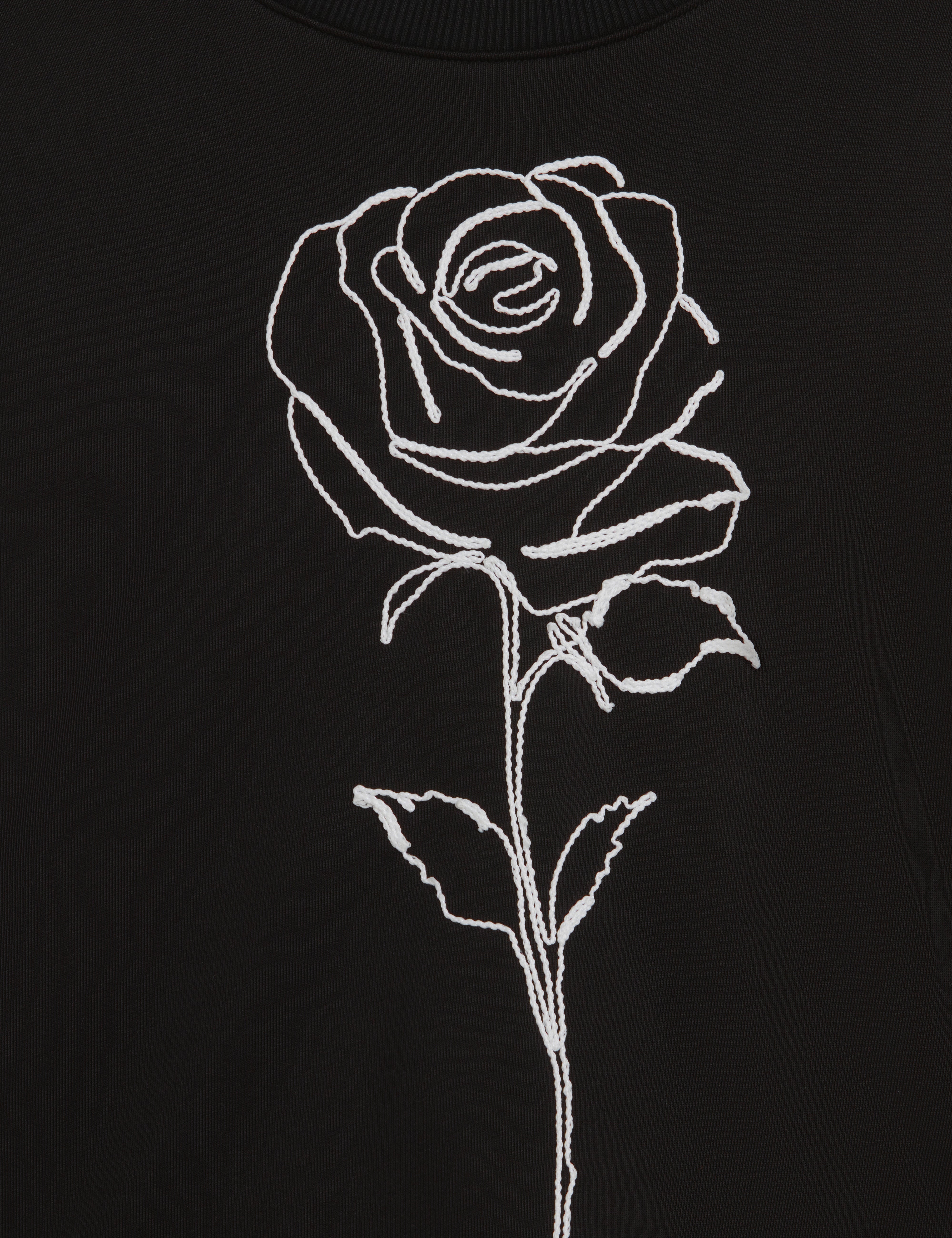 مارسيا سويت شيرت أسود مطبوع