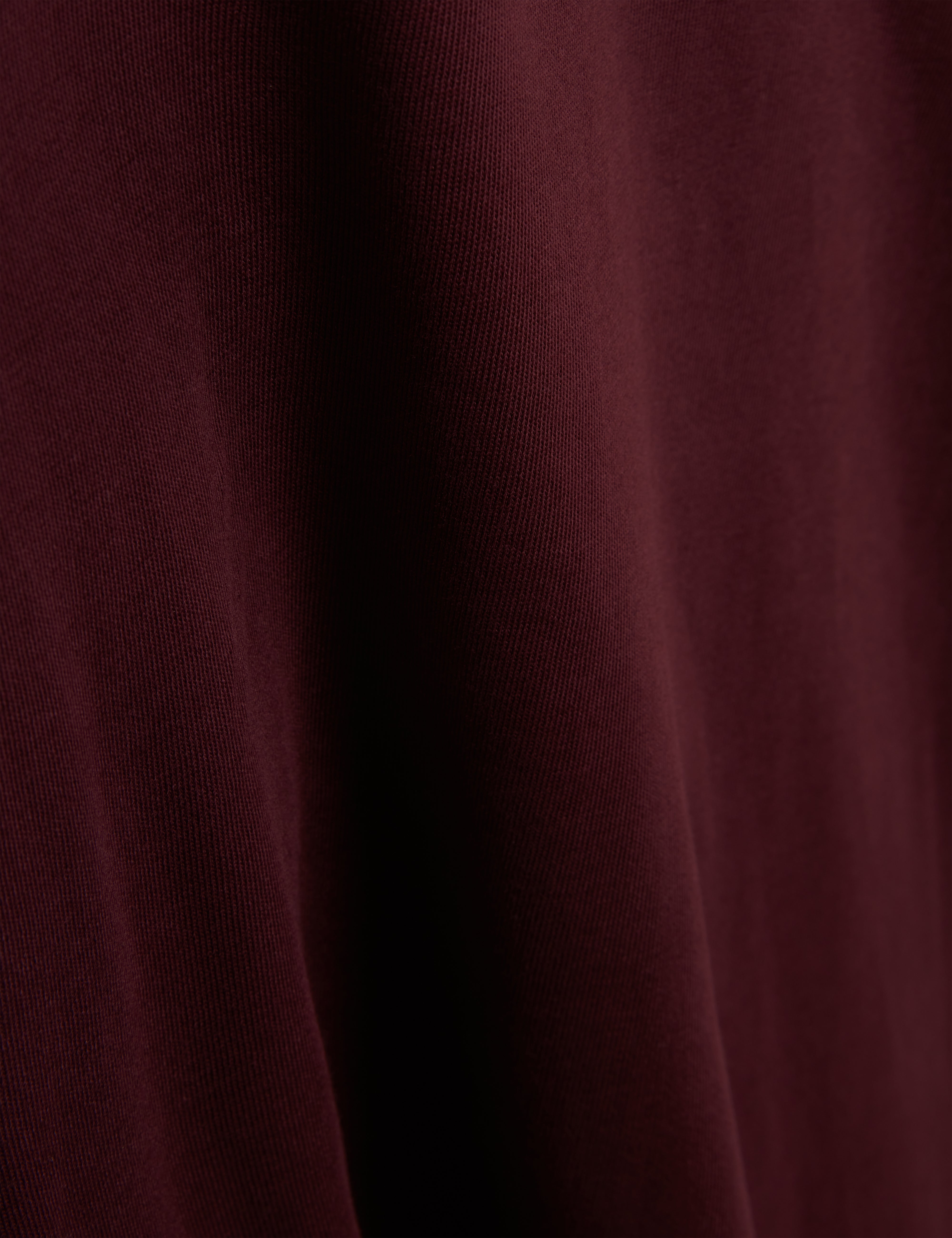 Fuusia Jersey Panelled Short Sleeve Midi Dress Oxblood
