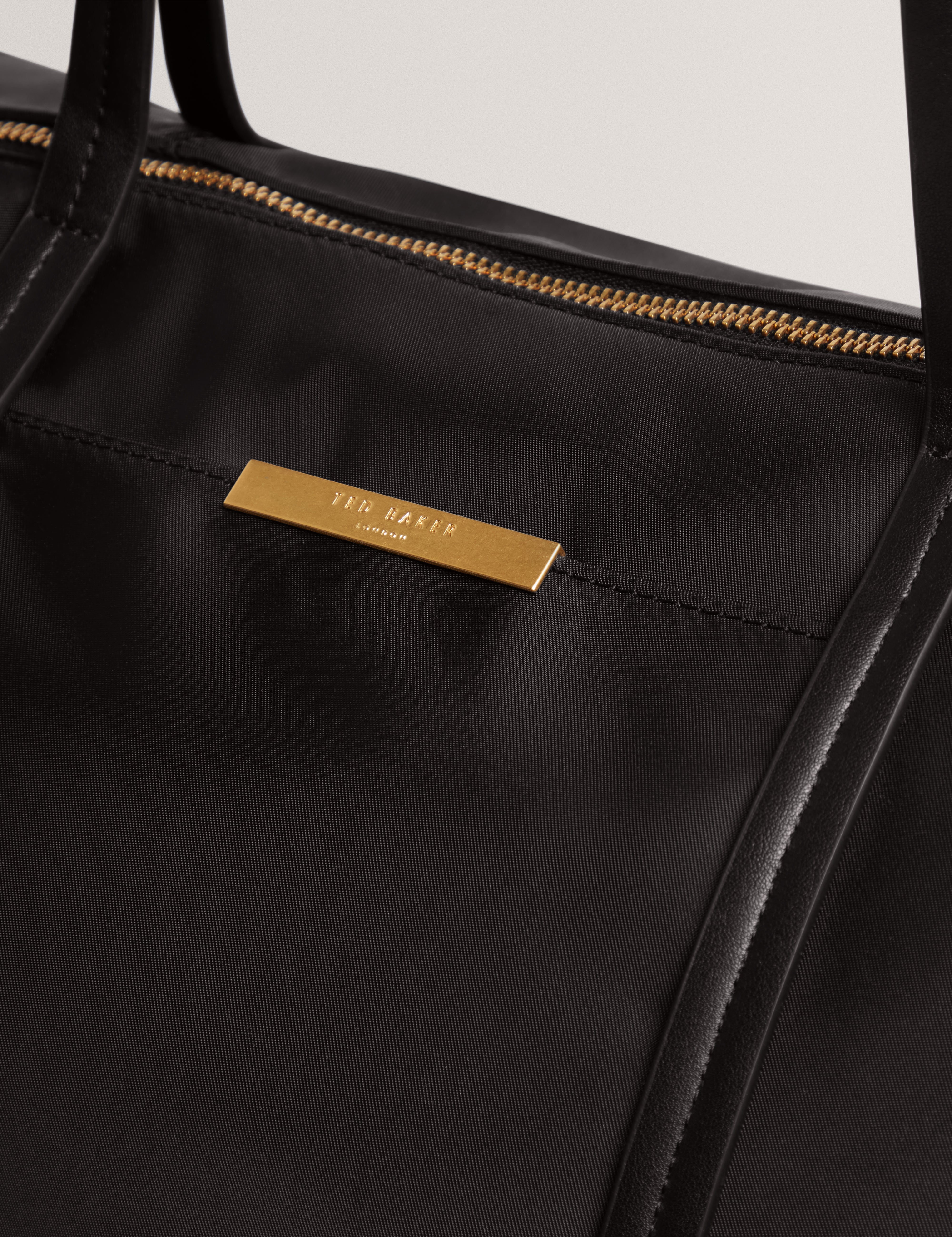 Nykyla Nylon Extra Large Tote Bag Black