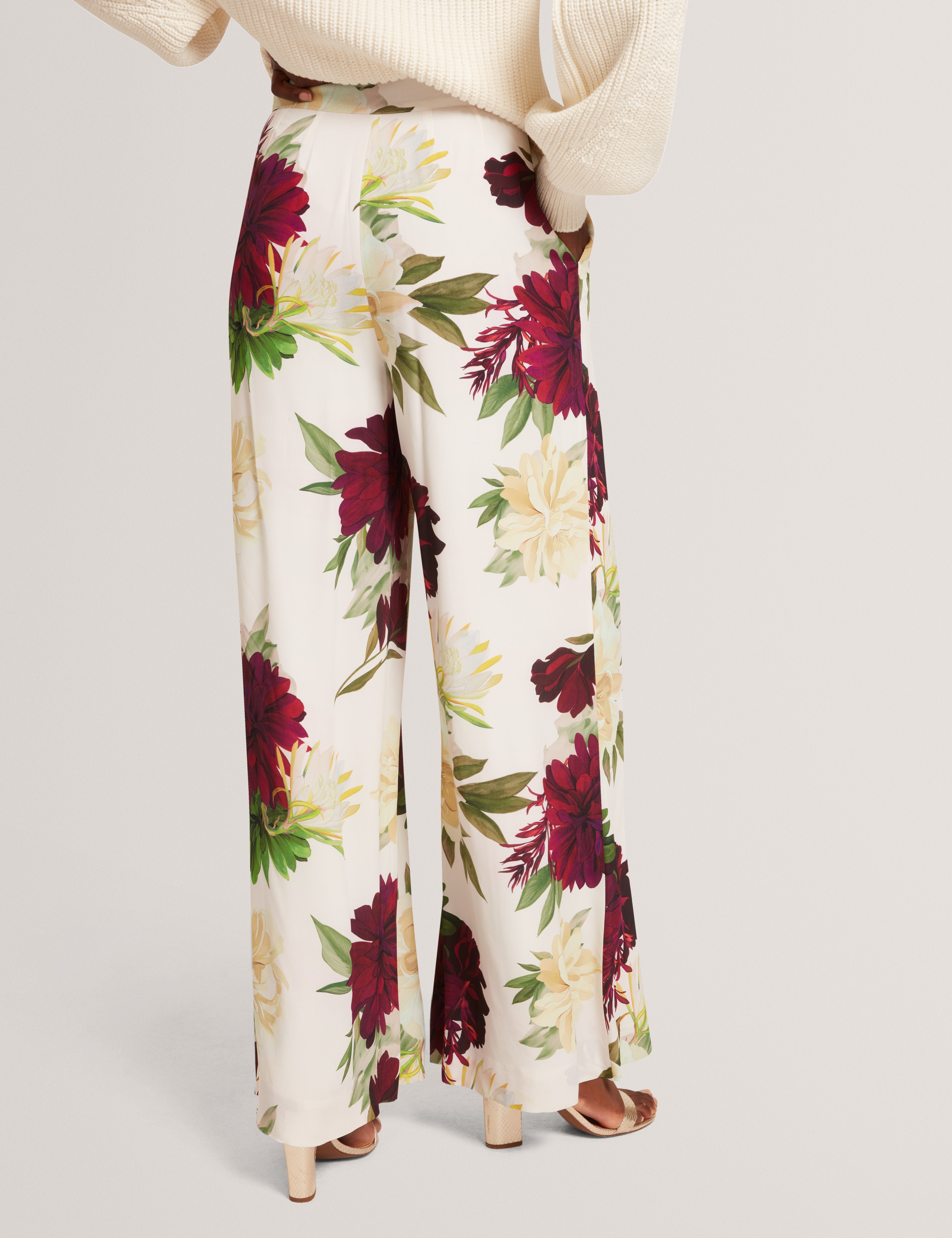 Tomasia Printed Trouser Ivory