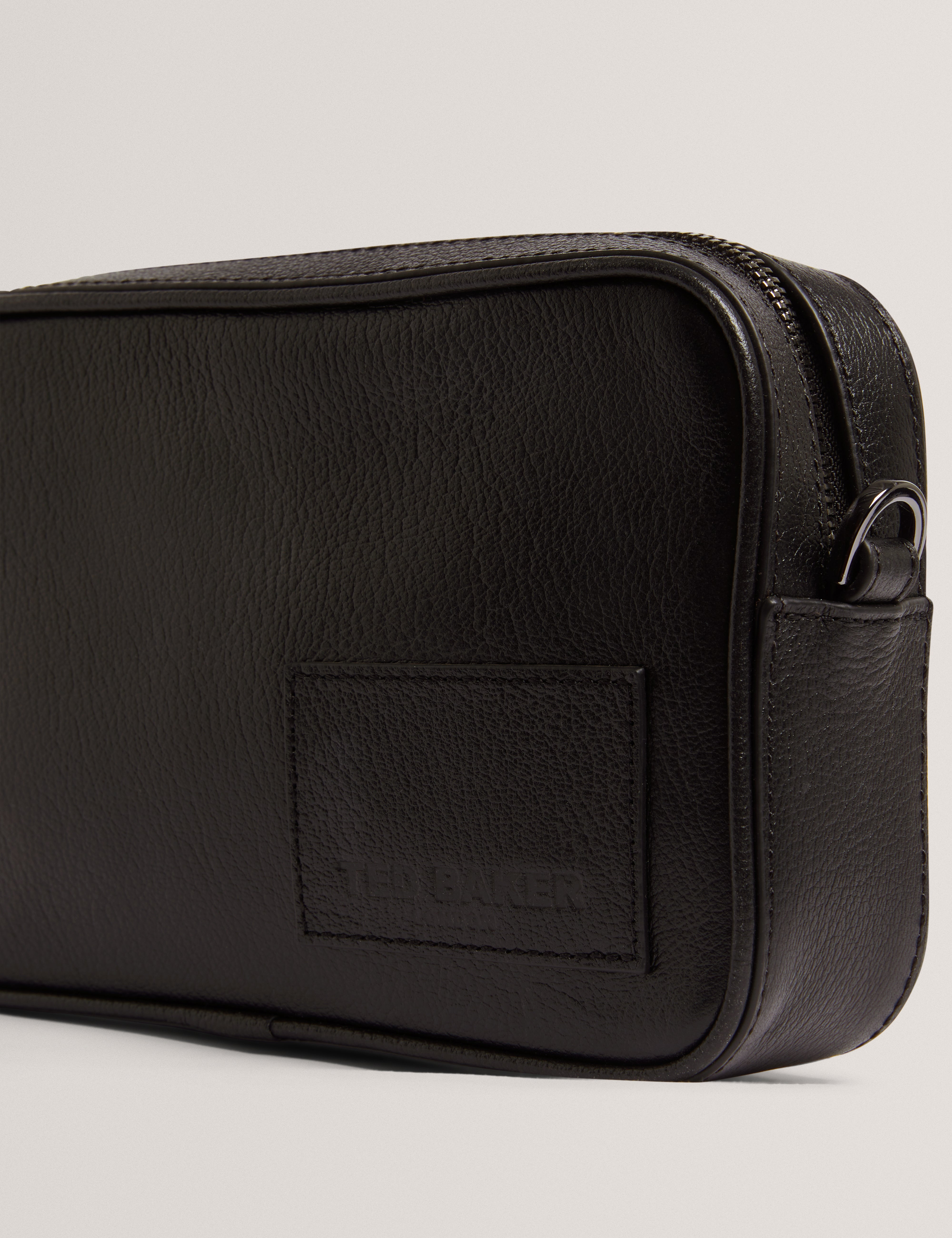 Grifin Leather Crossbody Bag Black
