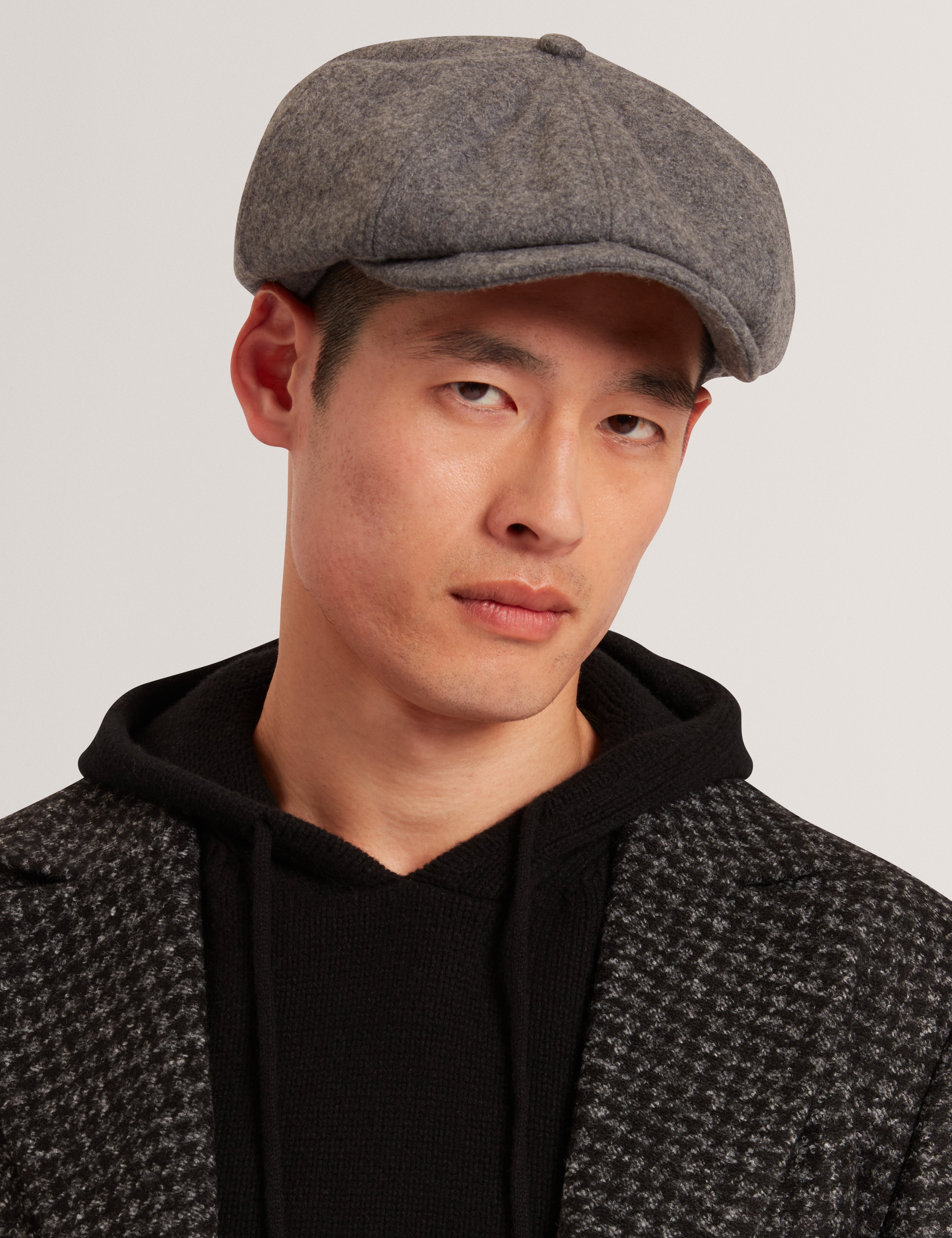 Simonns Baker Boy Hat Lt-Grey