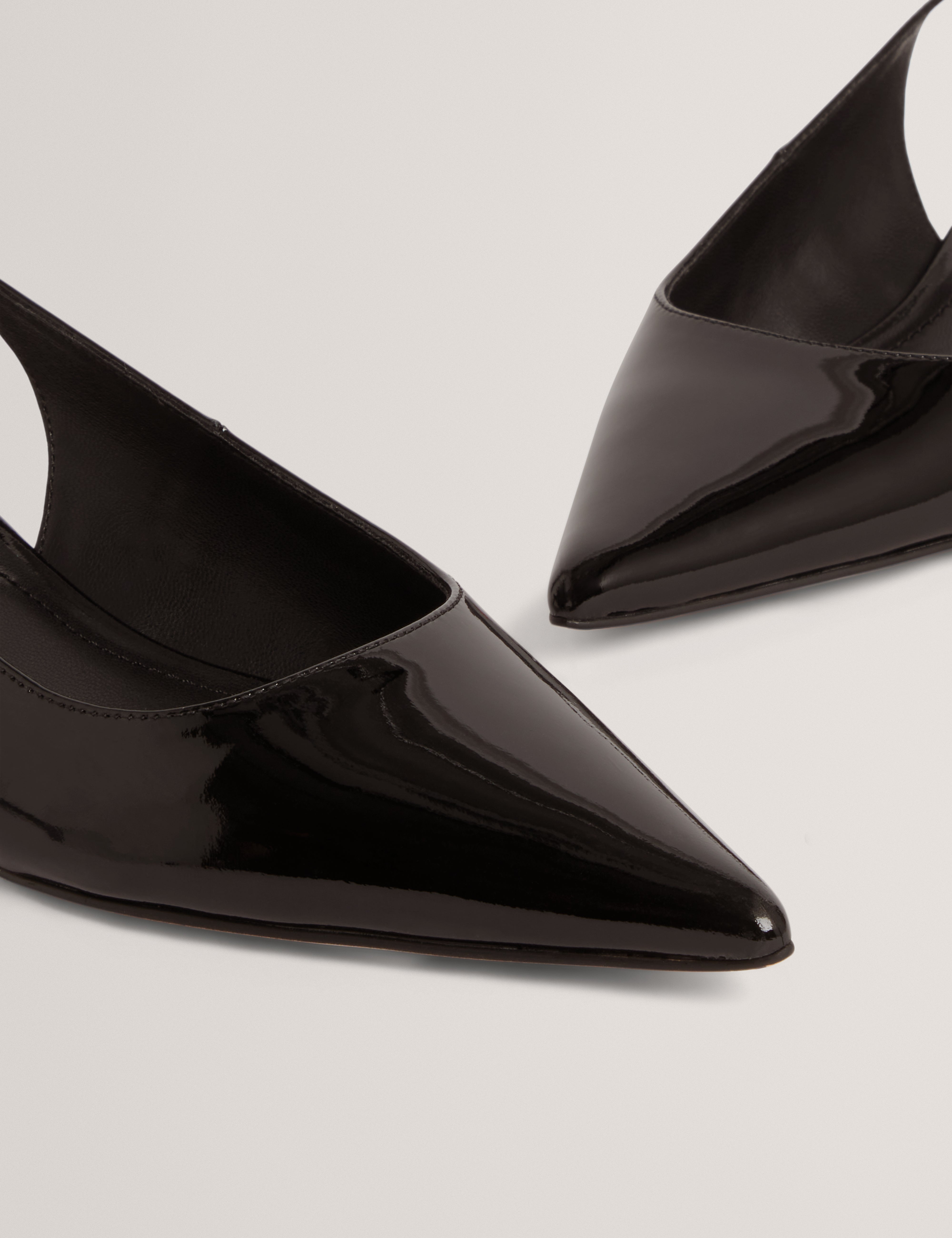 Kitiy Sling Back Kitten Heel Black