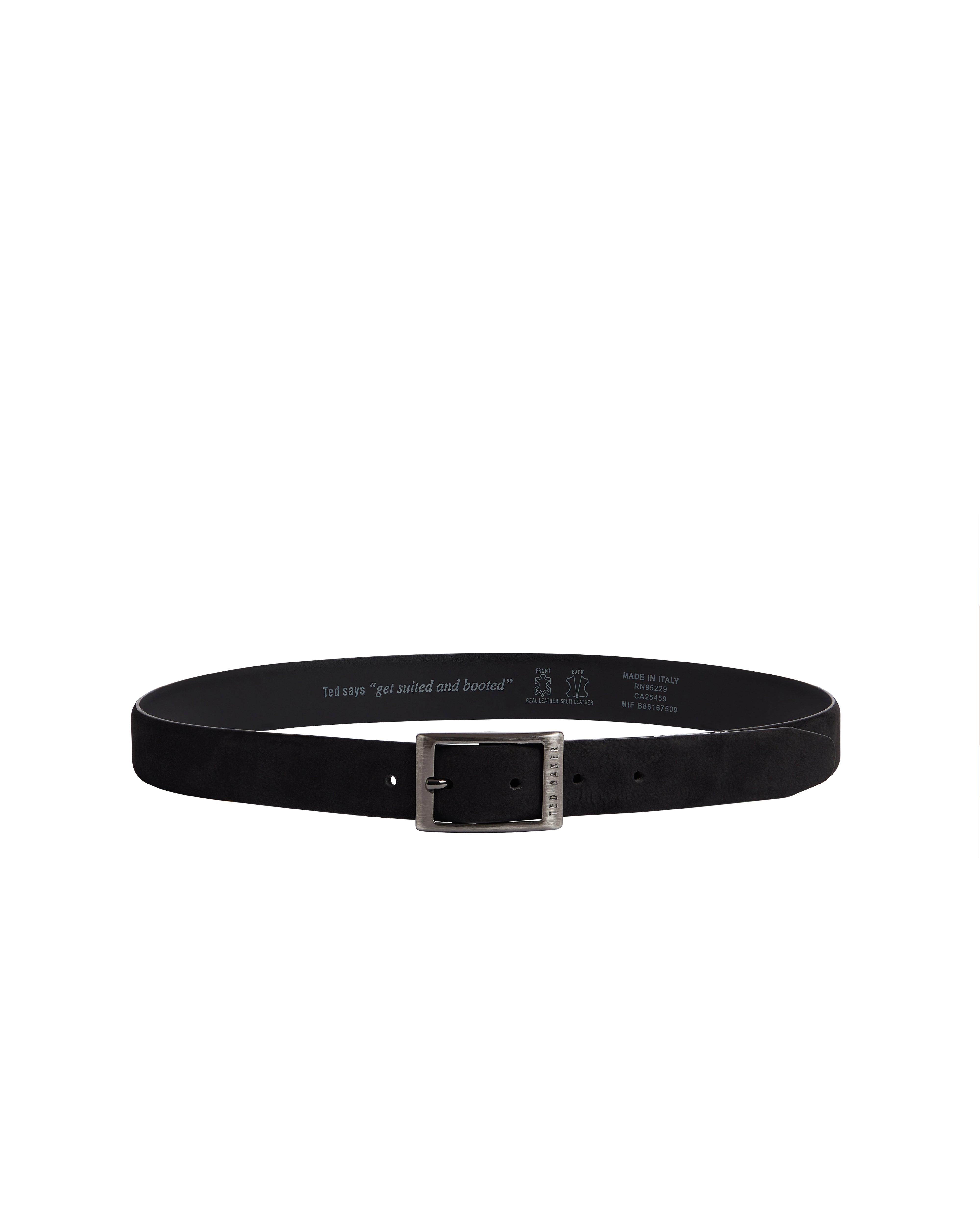 Chand Nuckbuck Centre Bar Belt Black