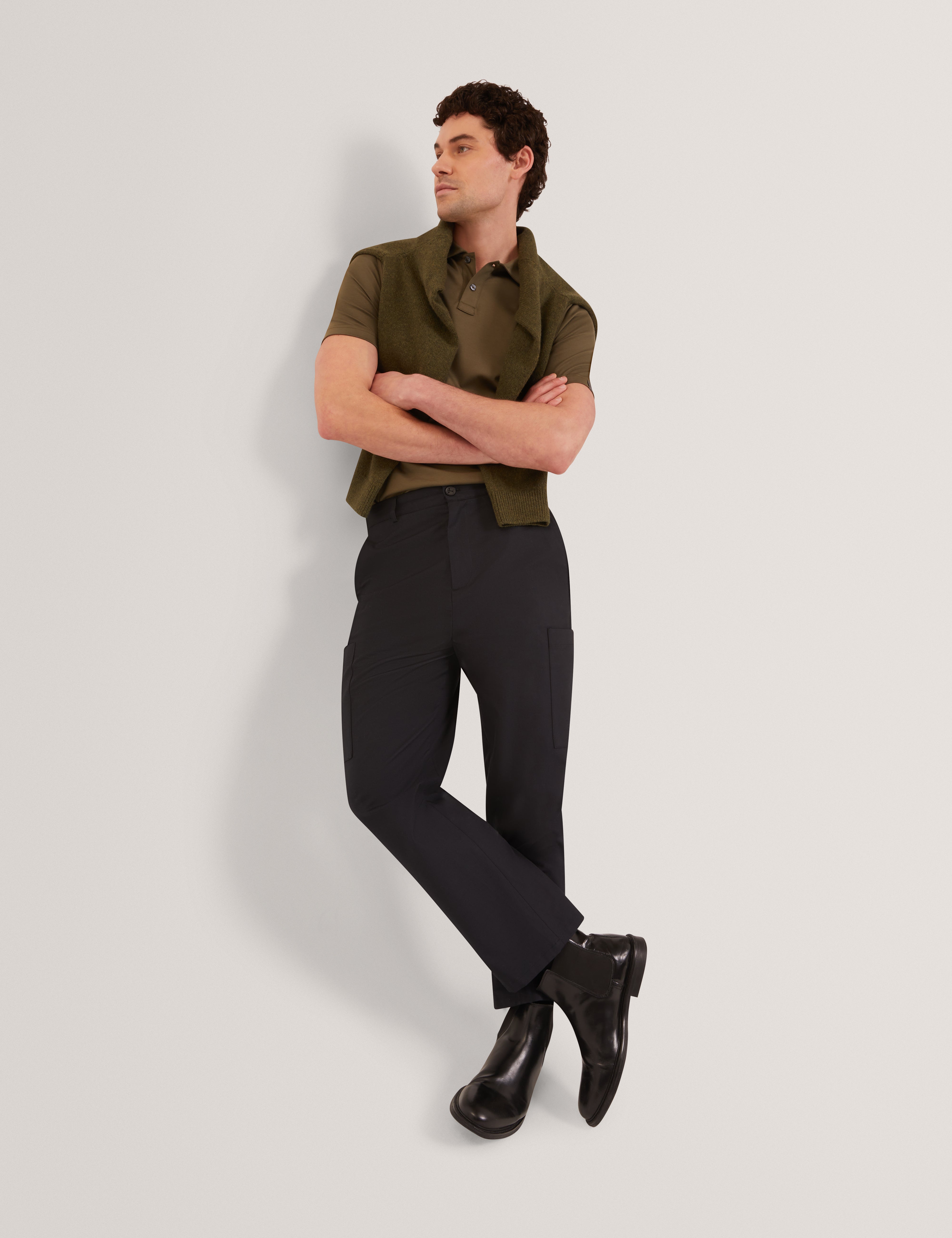 Portyal Casual Crop Taper Black