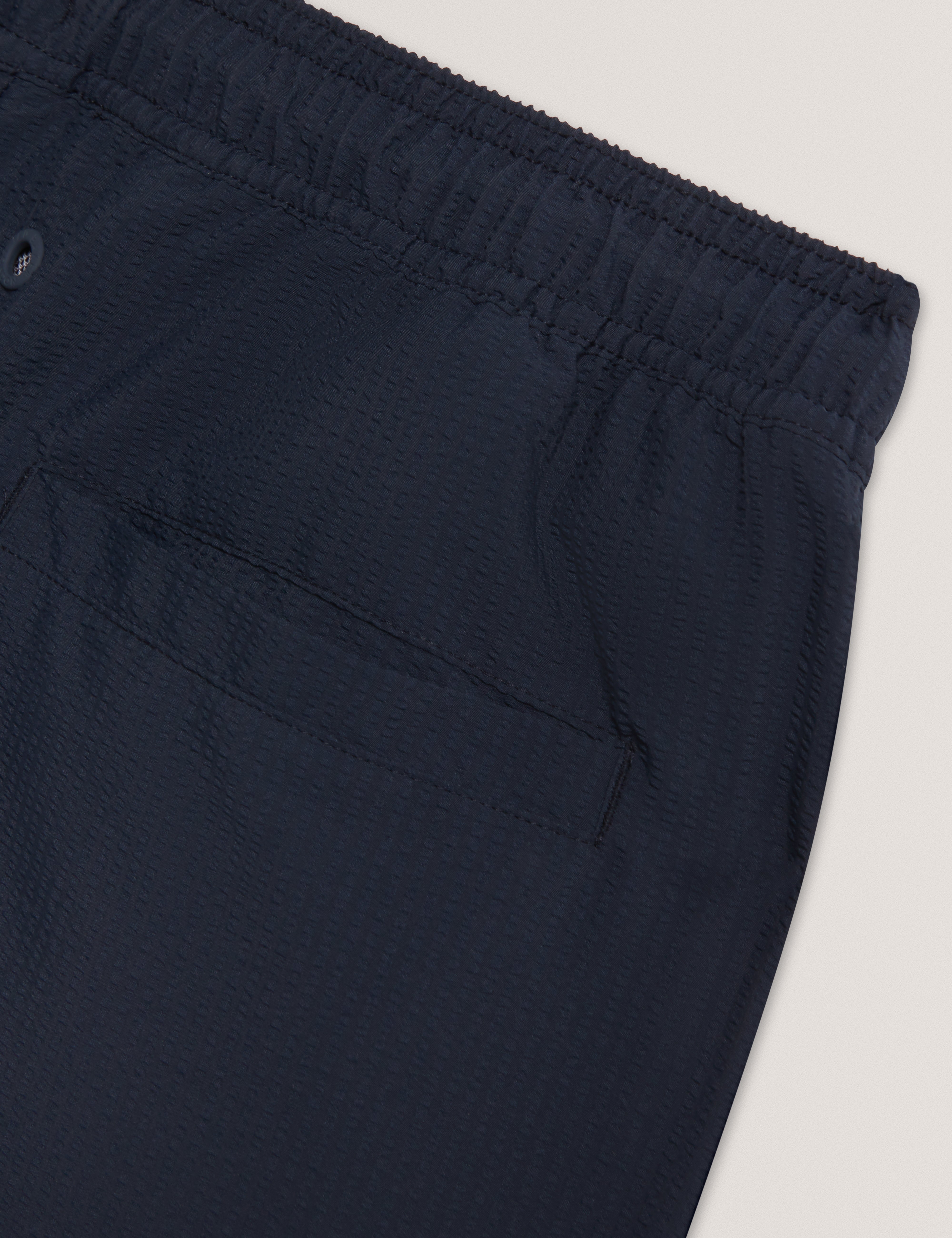 Heffner Seersucker Swim Short Navy