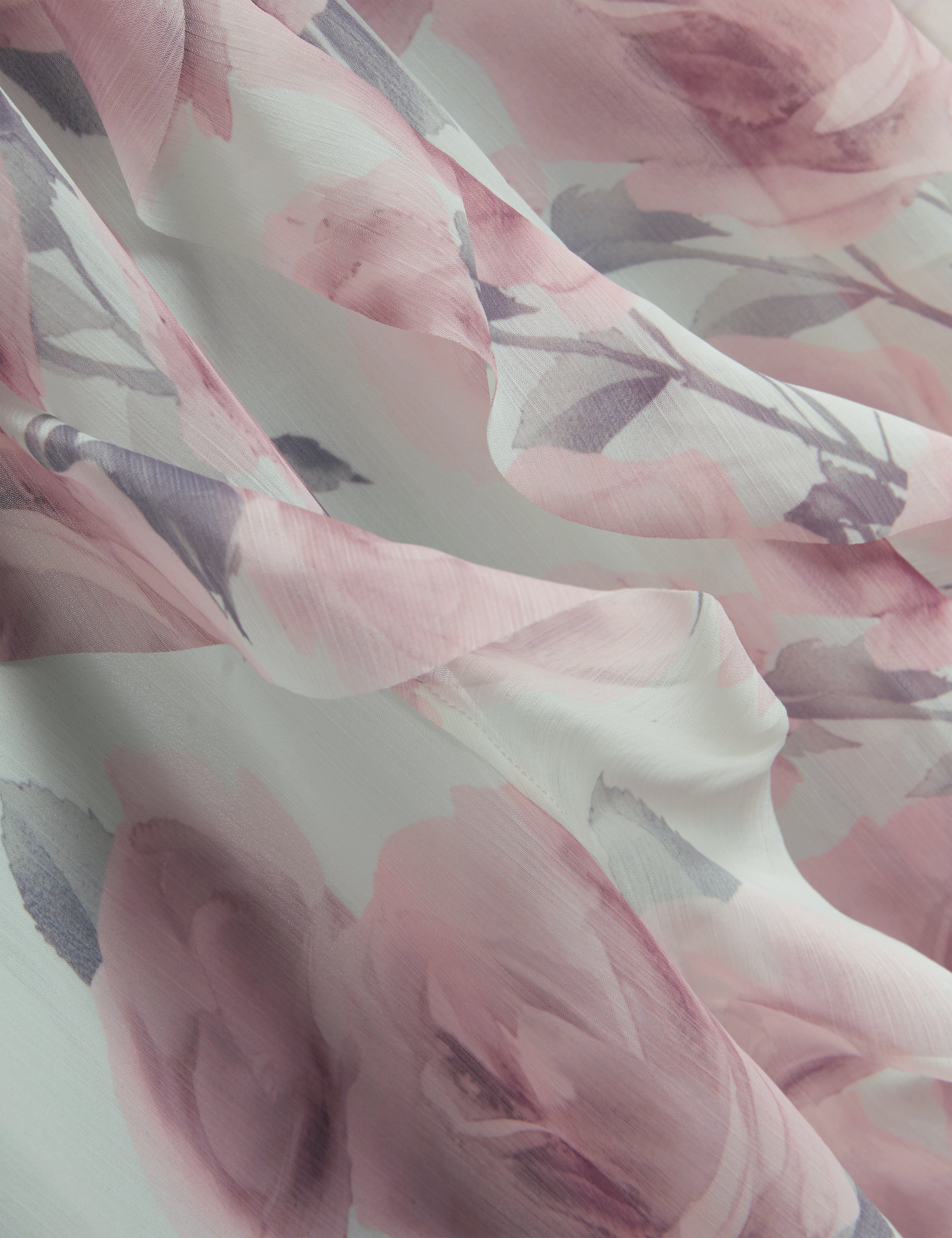 Latiia Long Sleeve Waterfall Ruffle Midi Dress Pl-Green