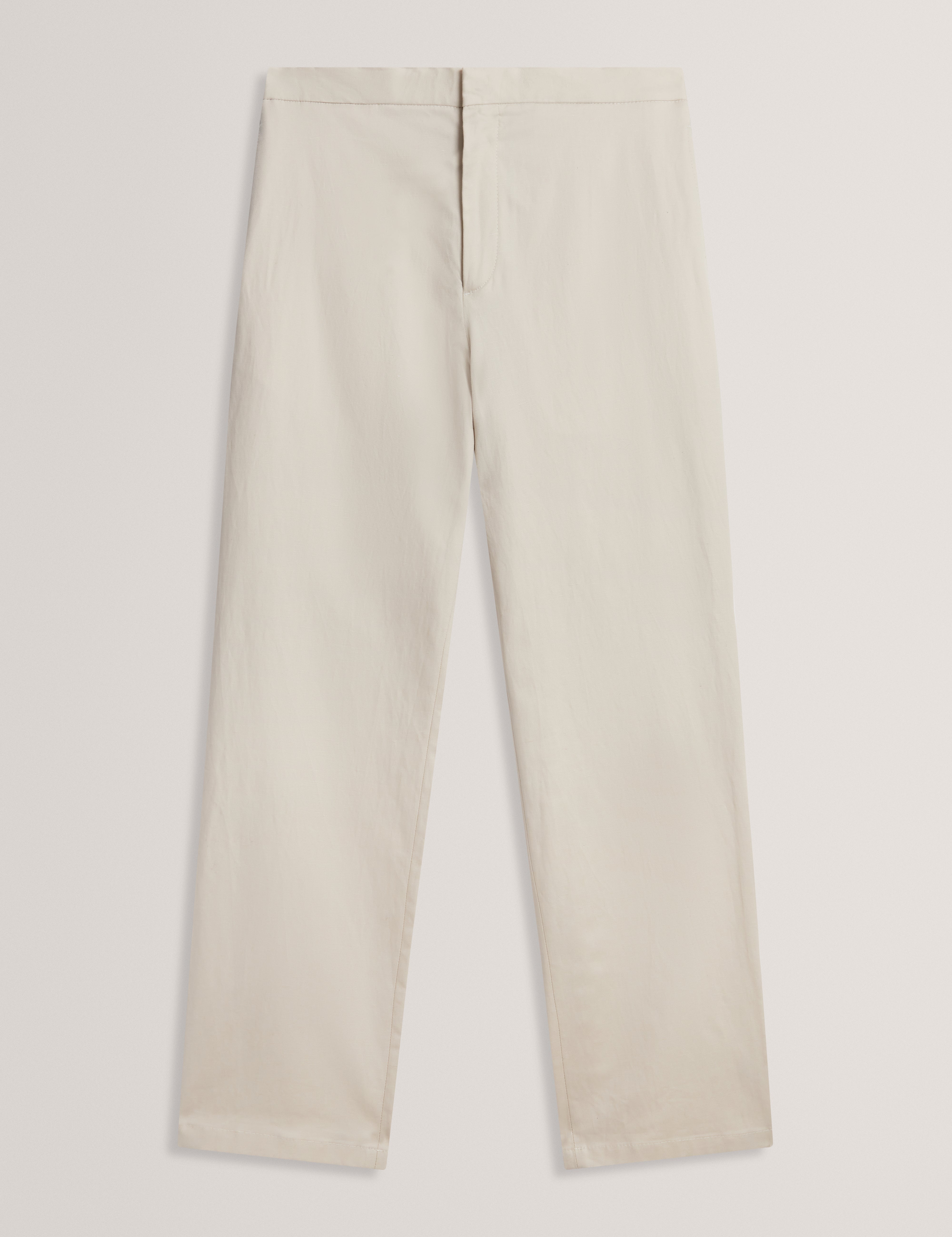 بنطلون مورس ذو الأرجل المستقيمة المصنوع من مزيج الكتان الطبيعي