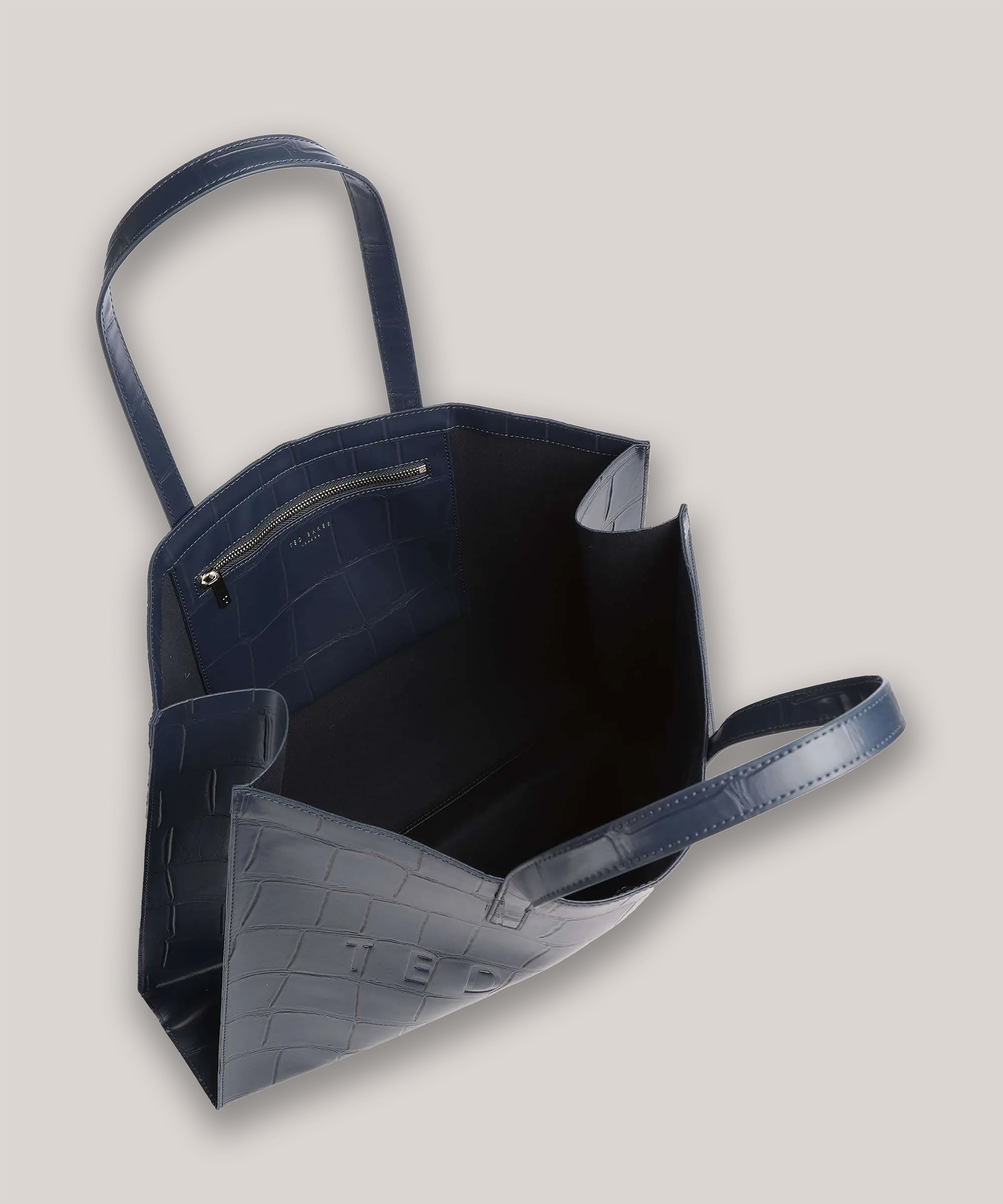 Allicon Croc Effect Extra Large Icon Bag Navy