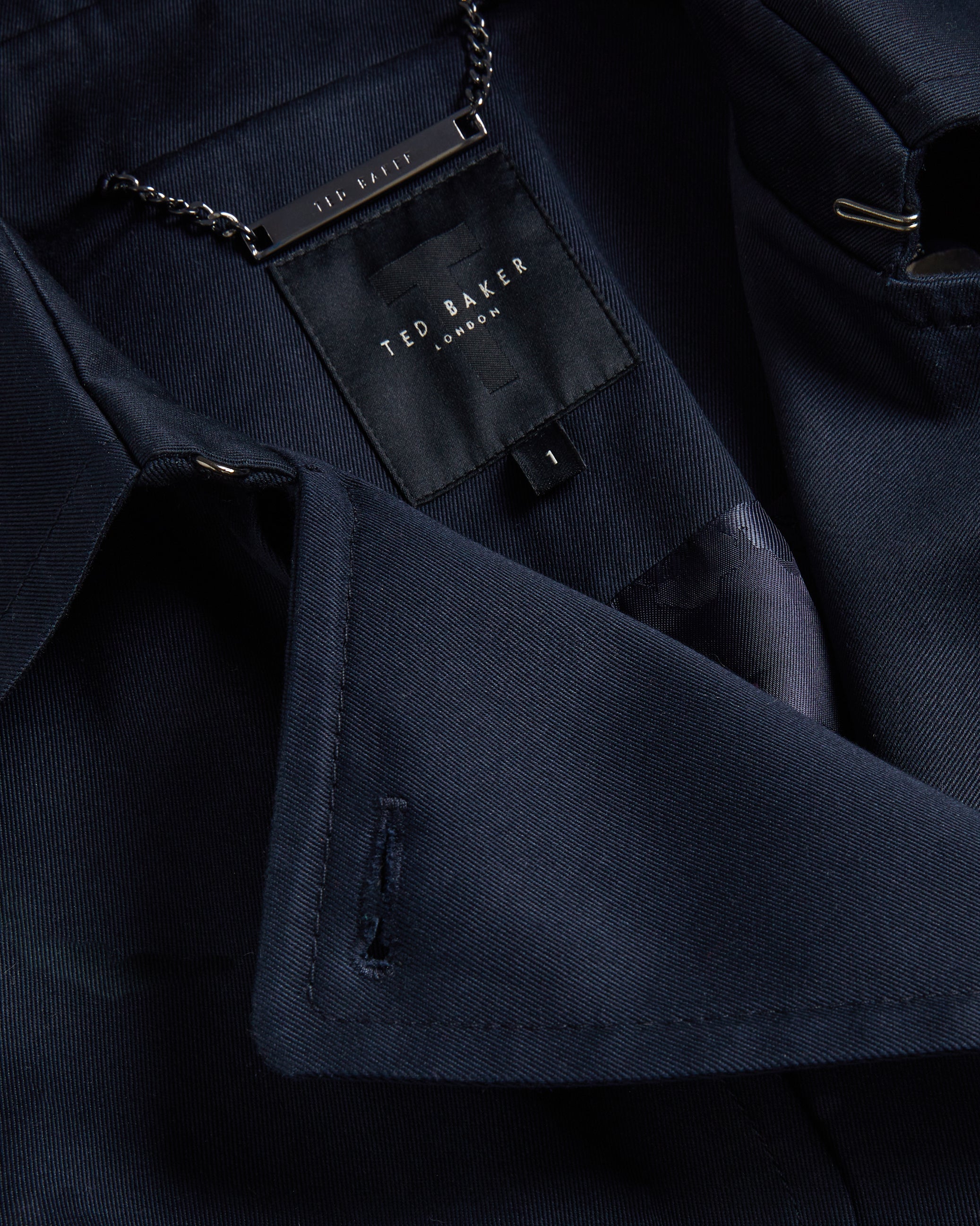 Robbii Showerproof Trench Coat Navy