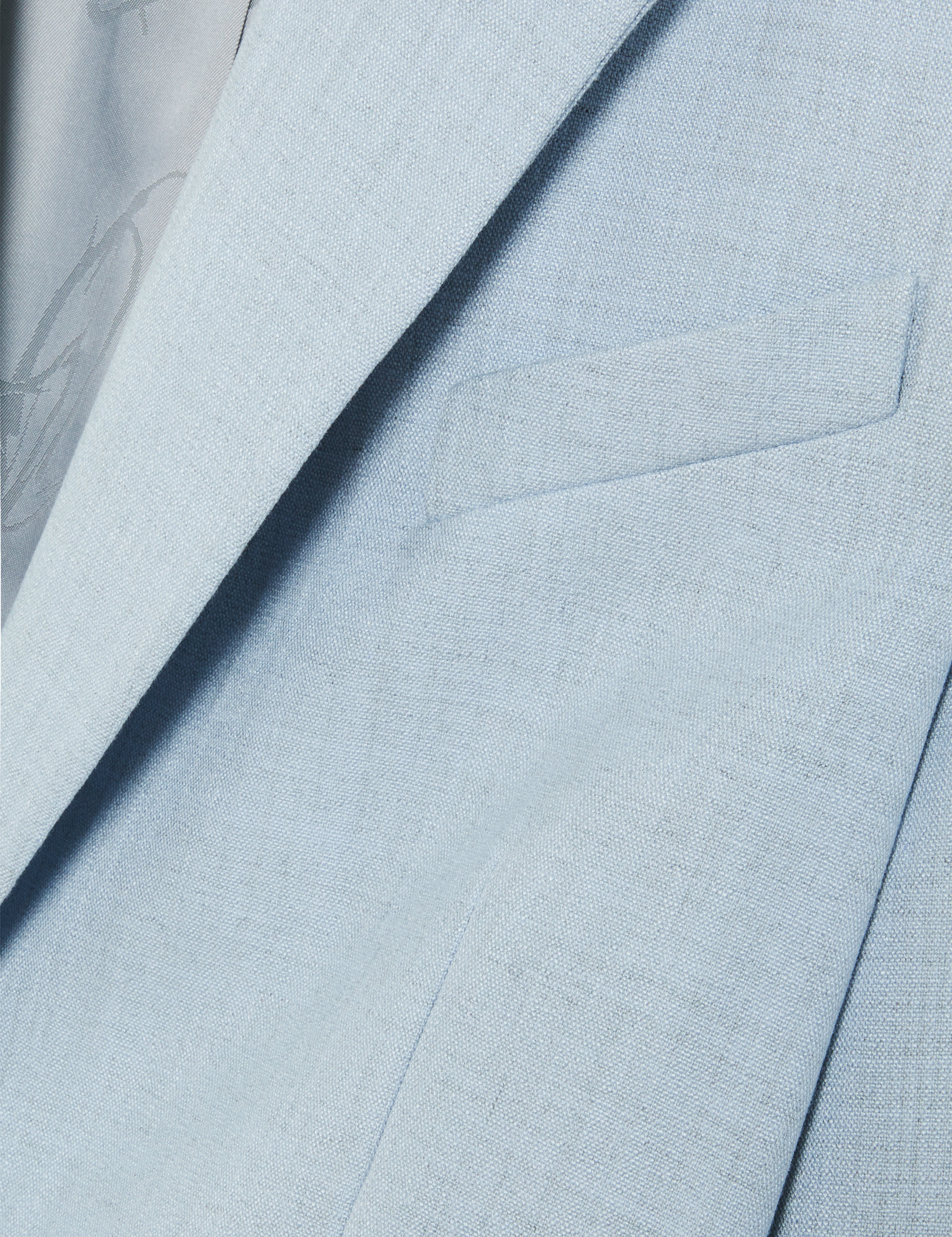 Carni Relaxed Tailored Single Breast Pl-Blue
