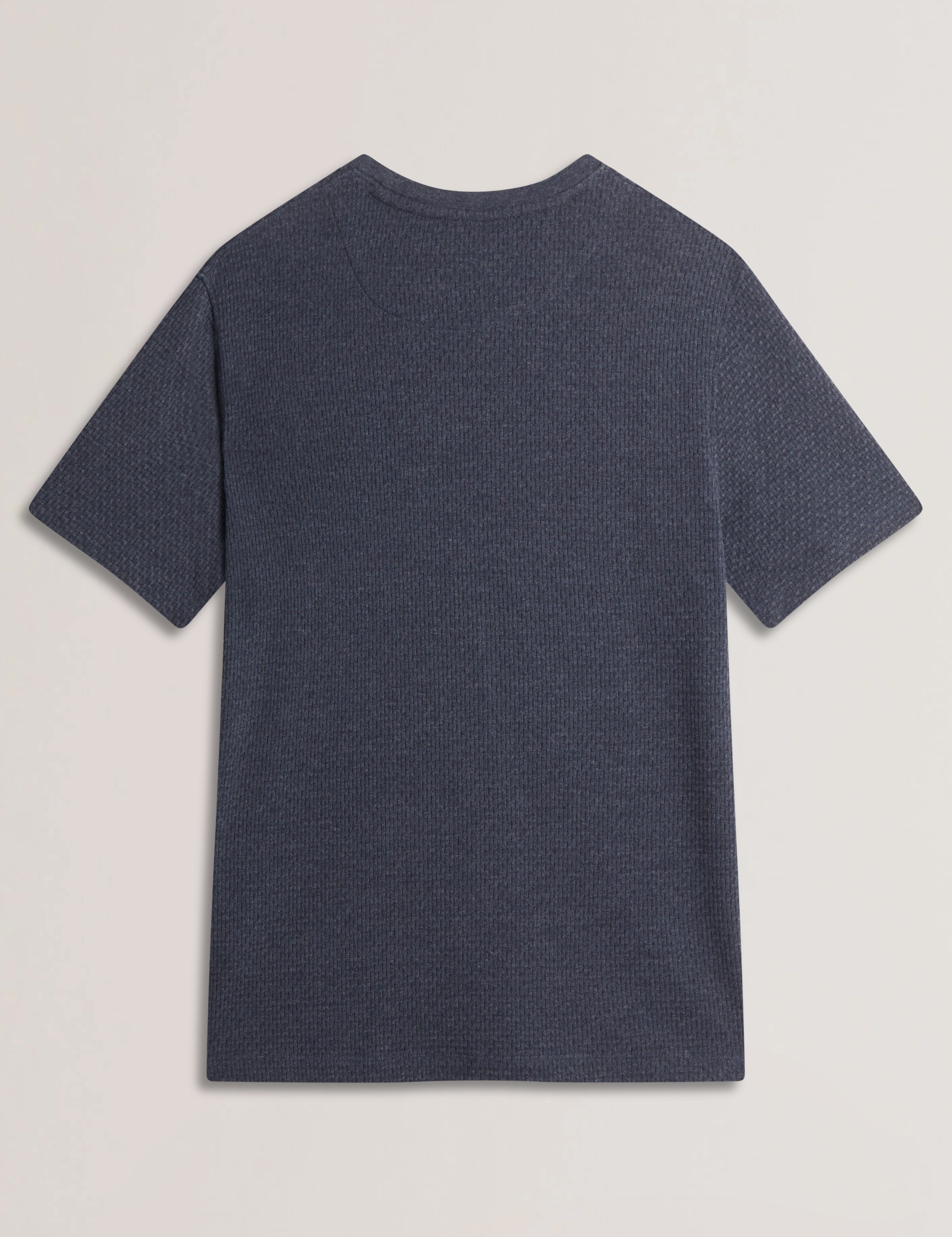 Curlys Short Sleeve Regular Textured T-Shirt Navy