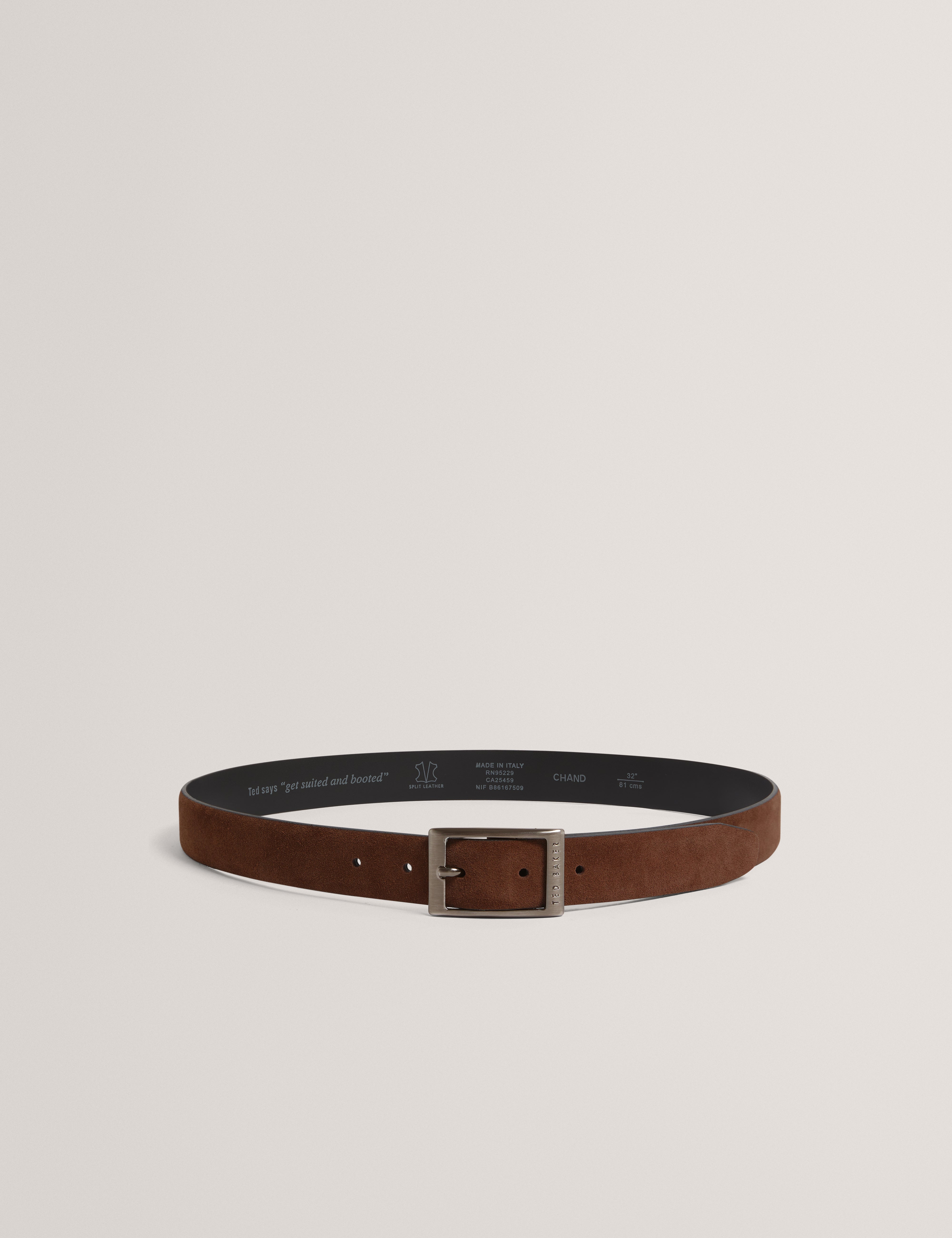 Chand Nuckbuck Centre Bar Belt Brn-Choc