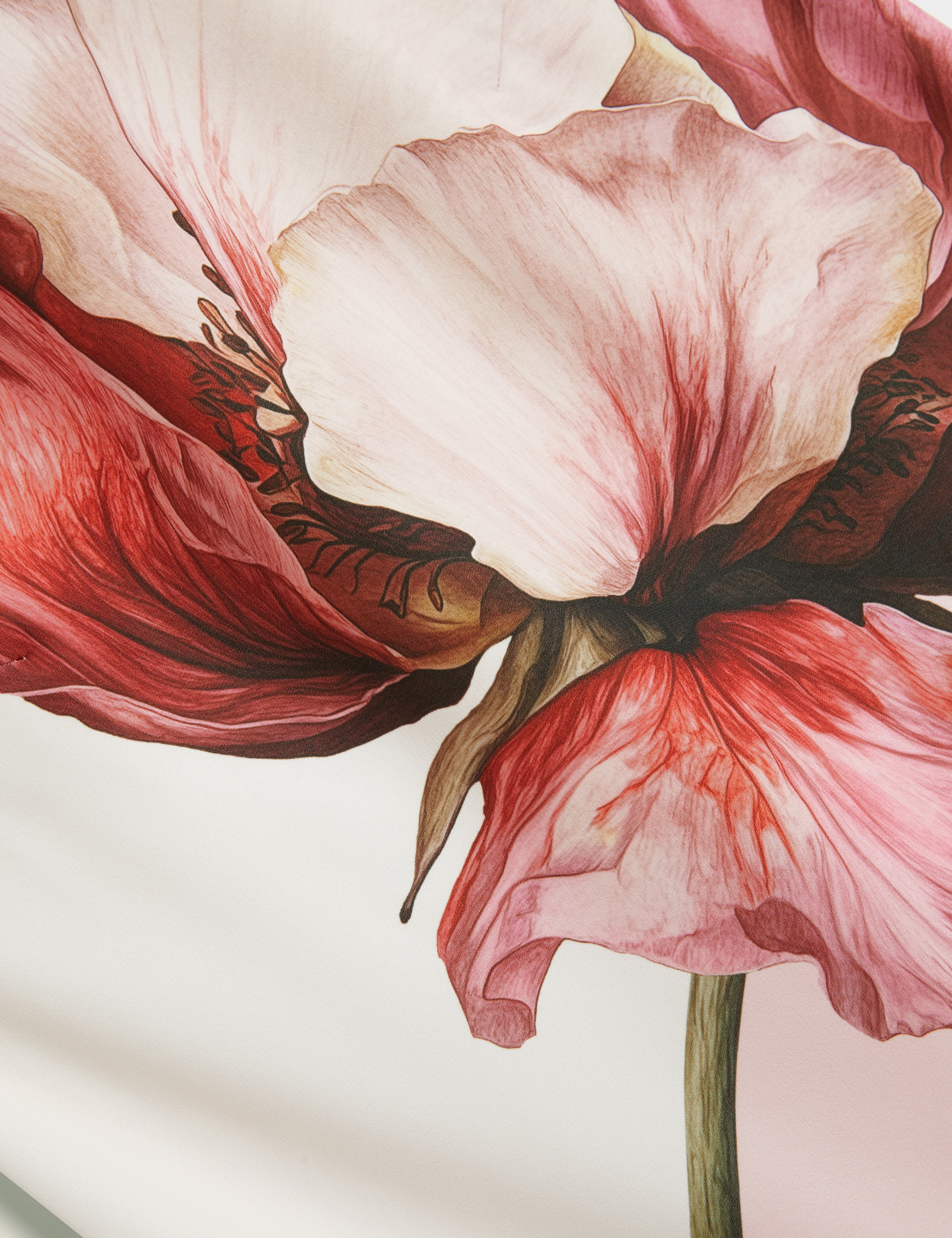 Lowela Floral Print Halter Neck Midi Dress Pink