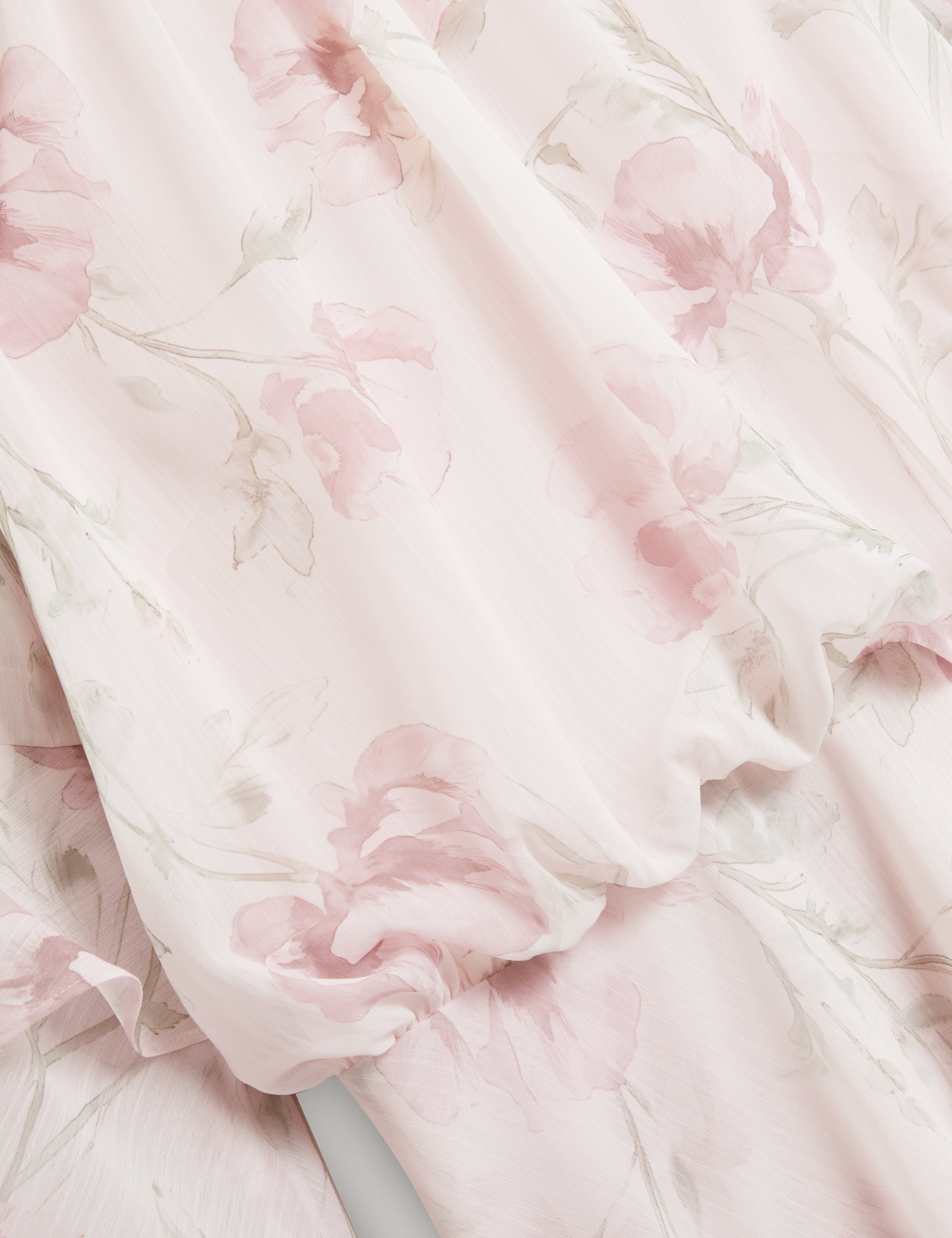 Mahliia Floral Print Tiered Mini Dress Pl-Pink