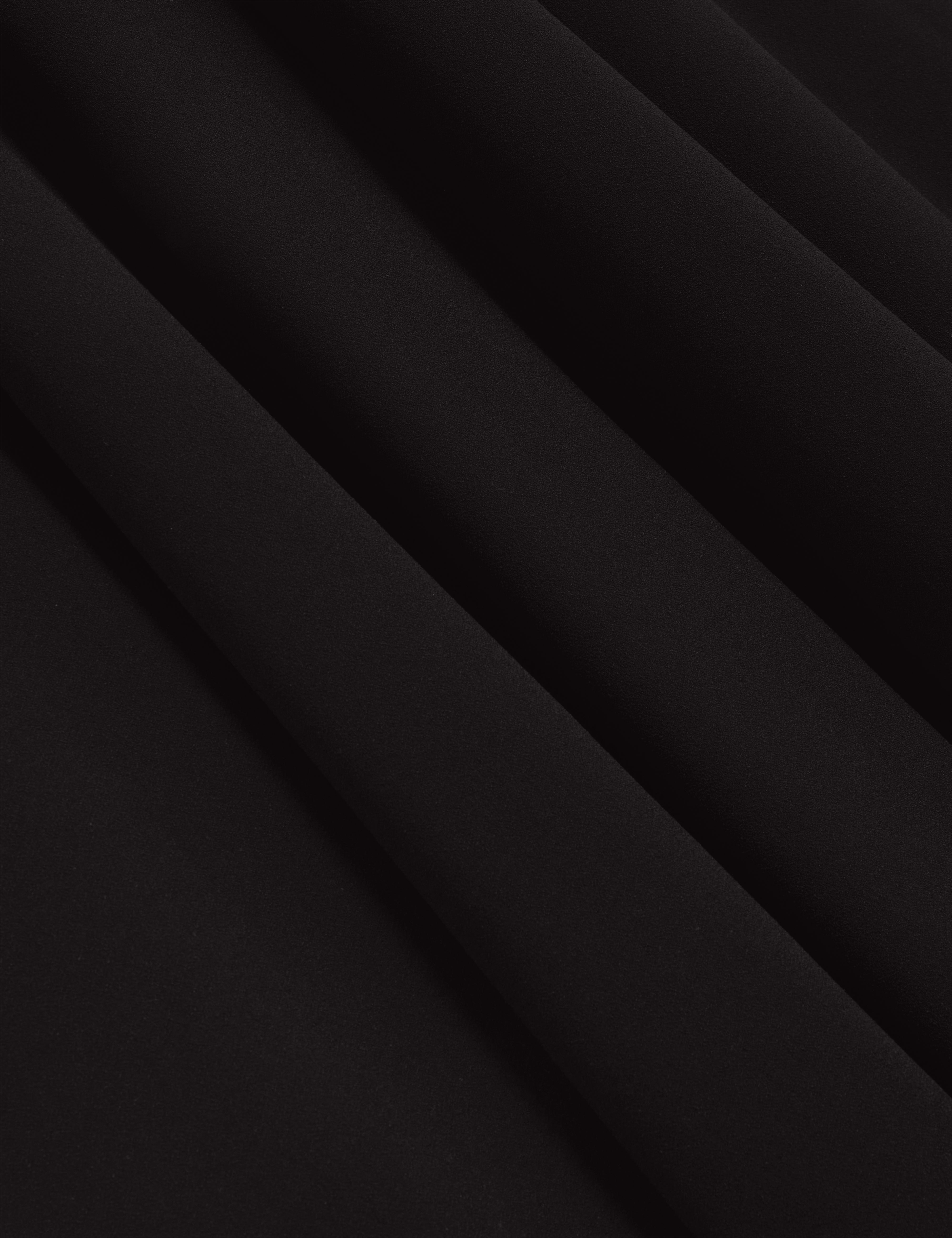 فستان أرلوت ميدي أسود اللون بتصميم لوحات