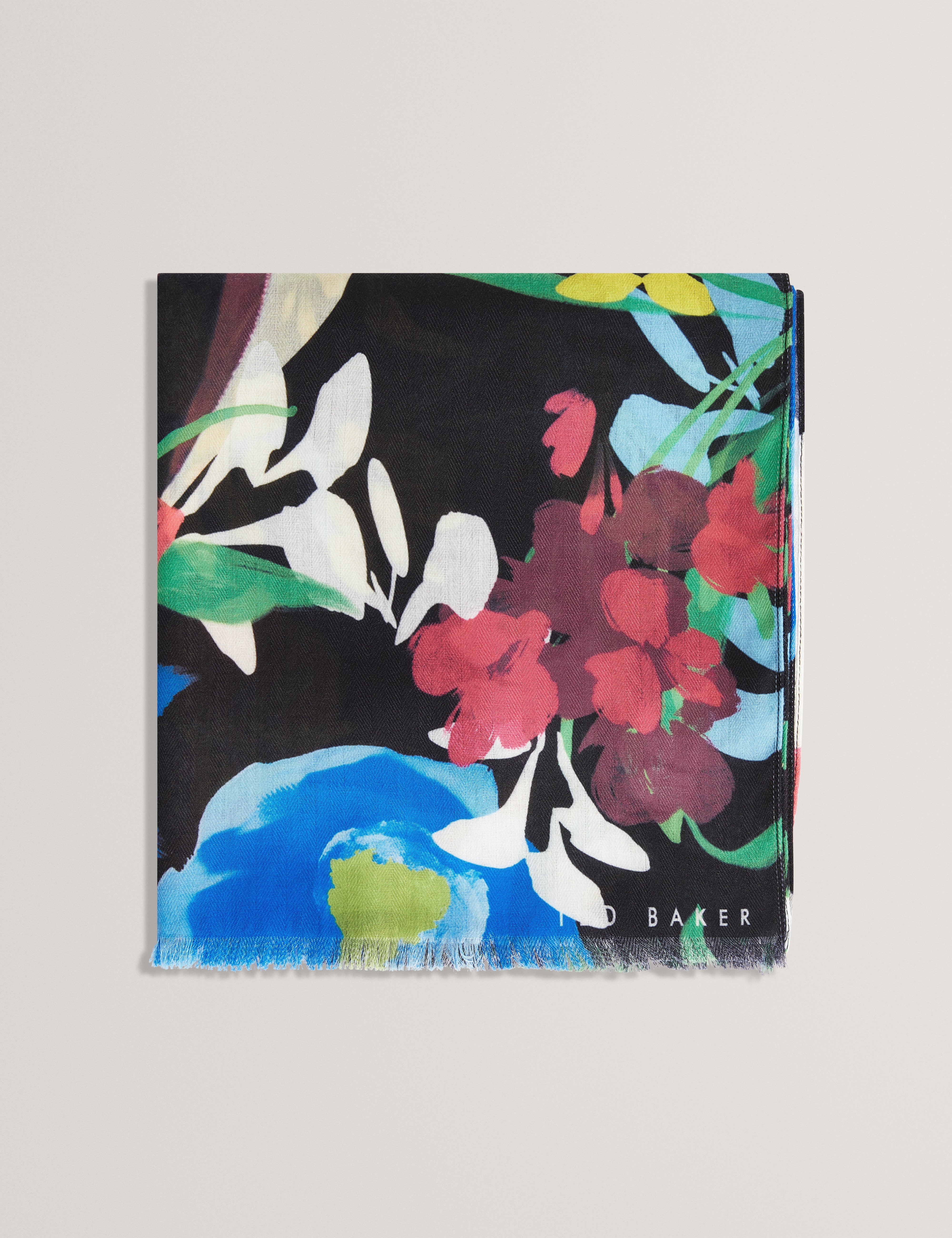 Sandyys Bouquet Print Woven Scarf Multicol