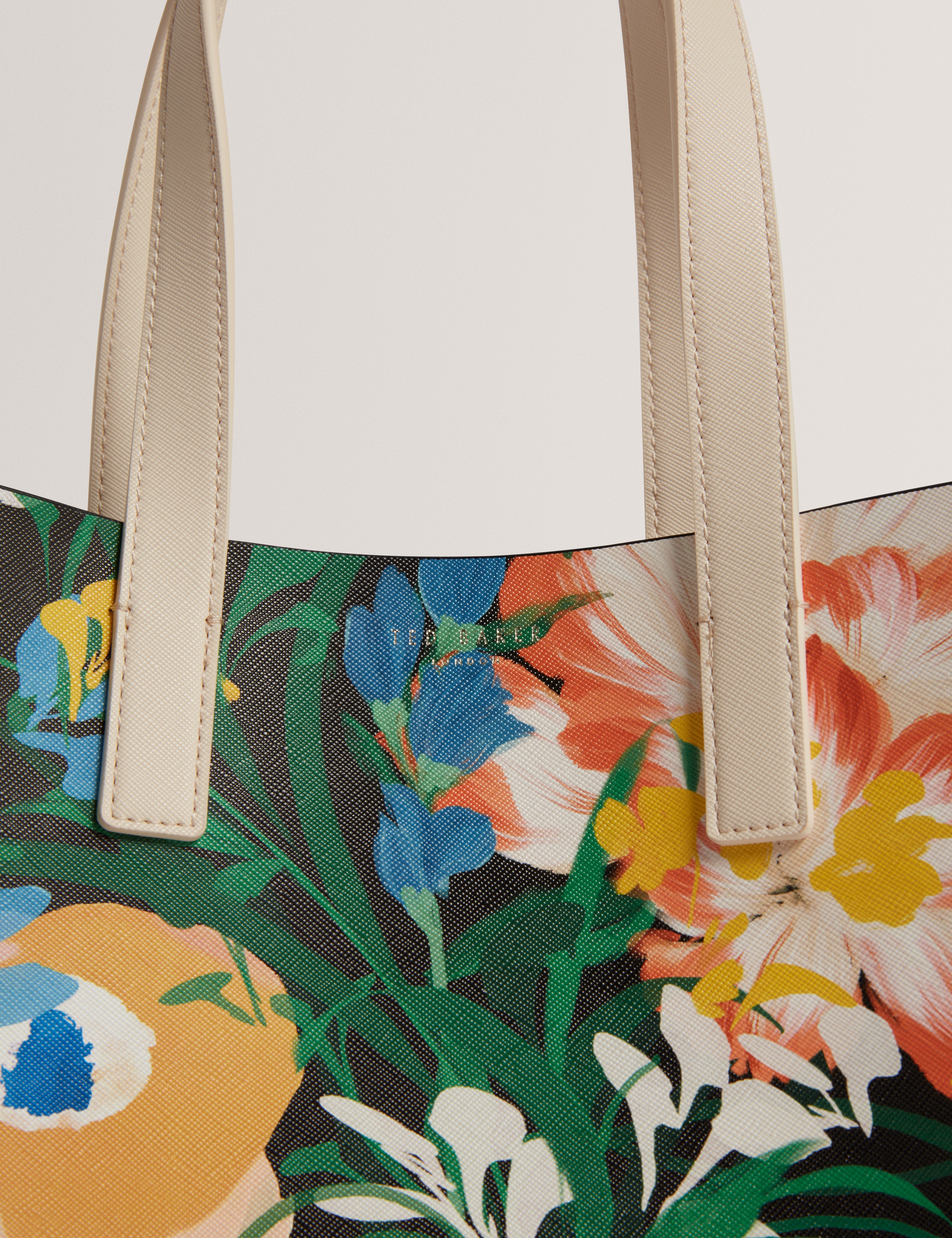 Bouconi Floral Bouquet Printed Small Icon Bag Multicol