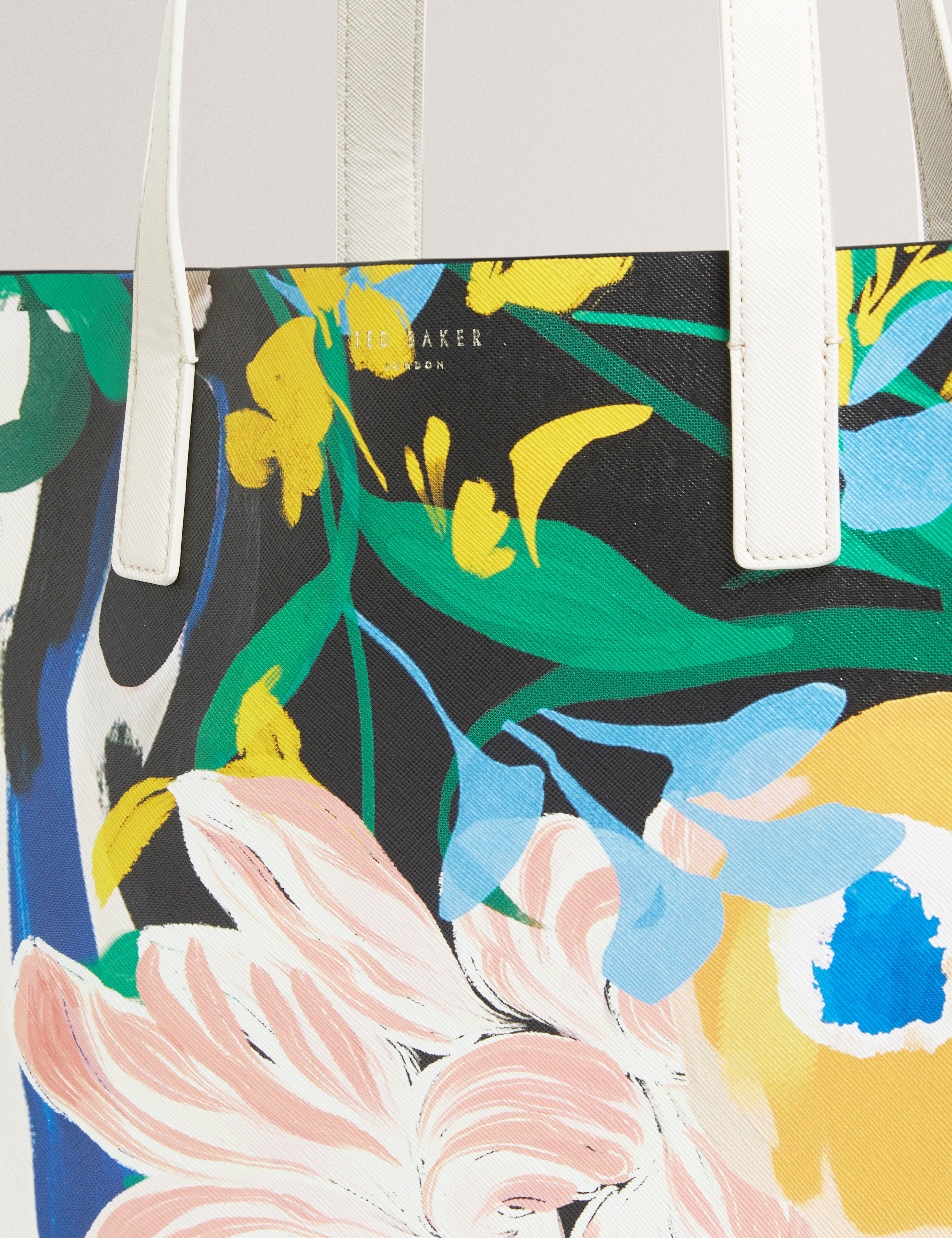 Bouani Floral Bouquet Printed Large Icon Bag Multicol