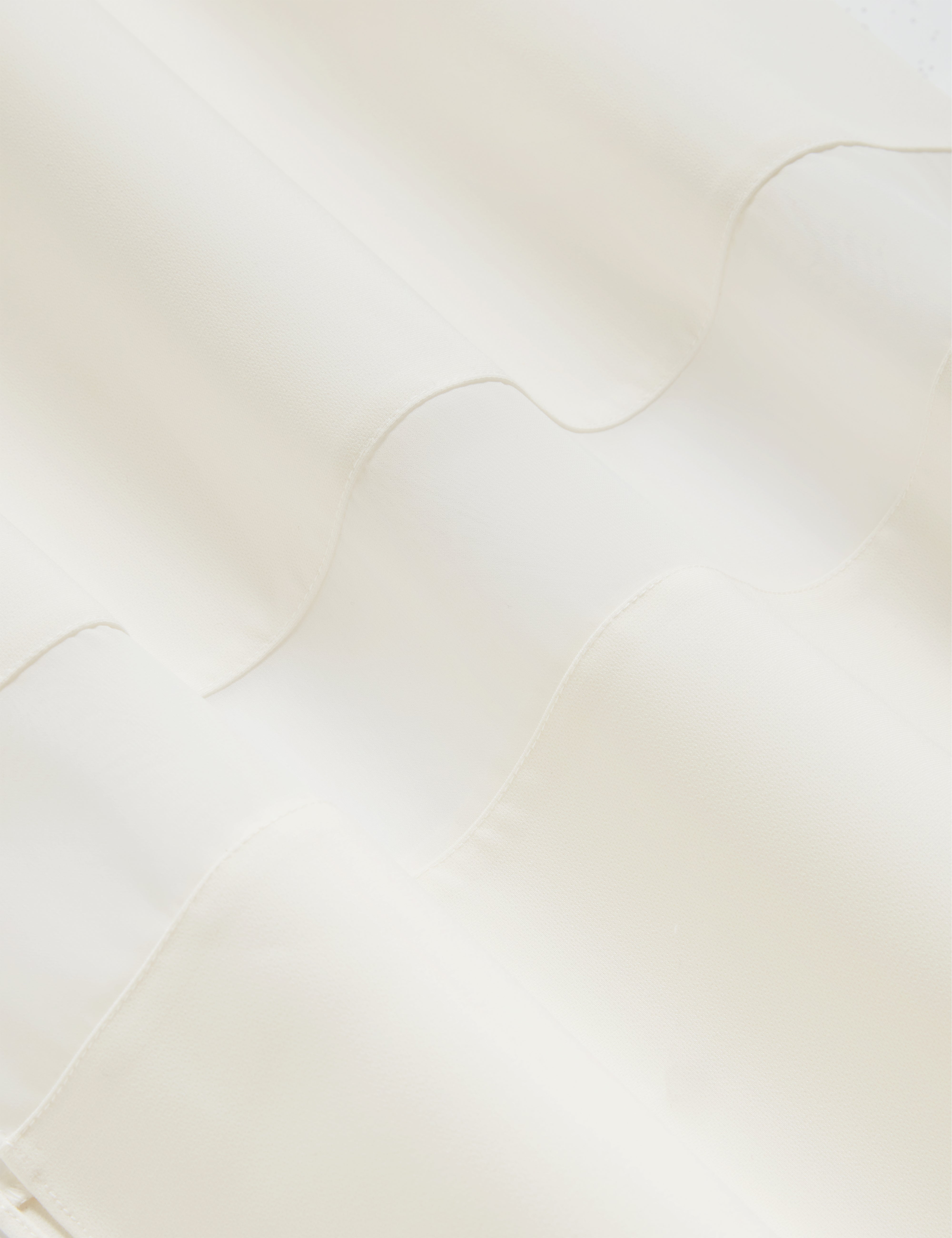 Mephora Sleeveless Midi Dress With Panel Detail Ivory