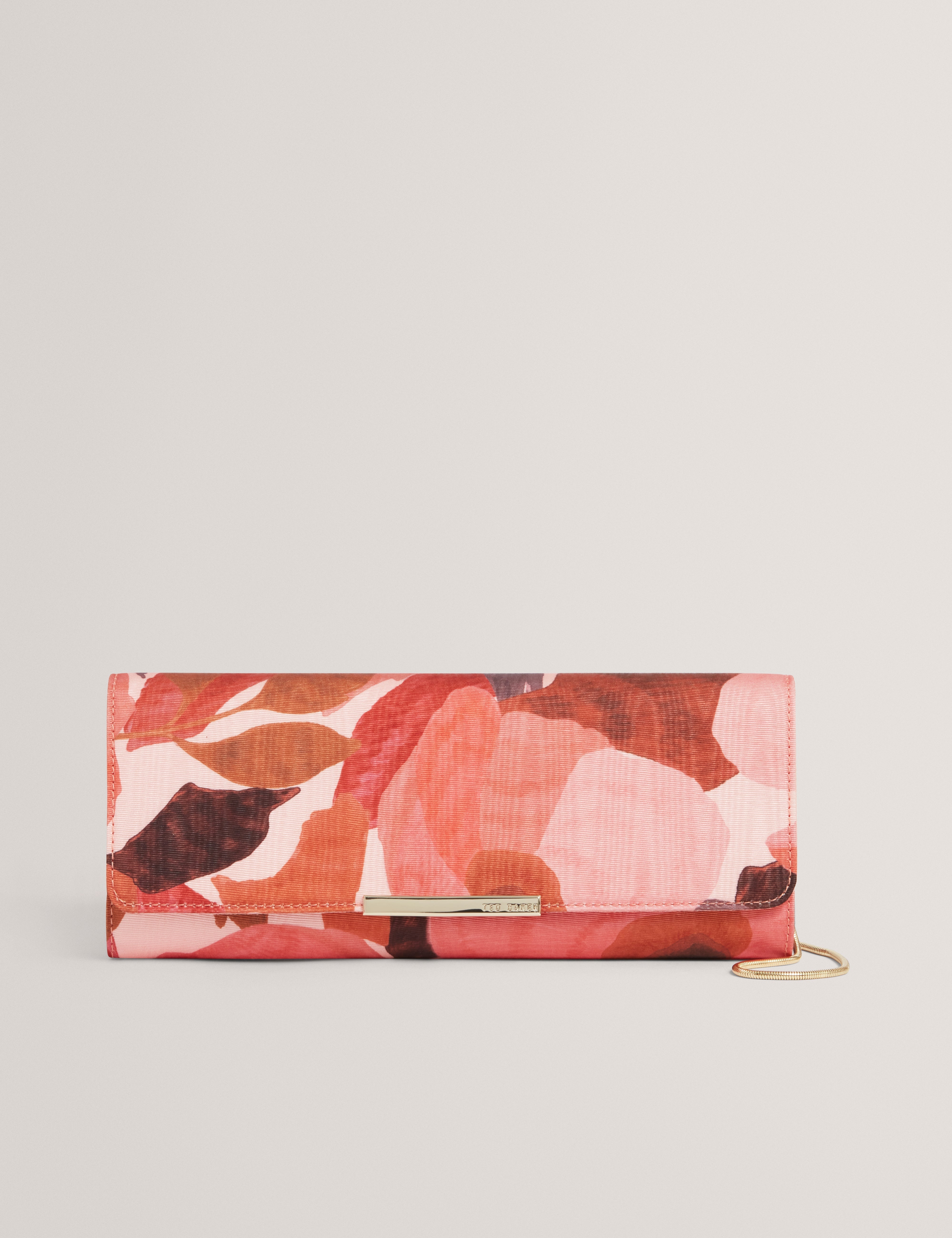 Malisae Printed Clutch Bag Dk-Orange
