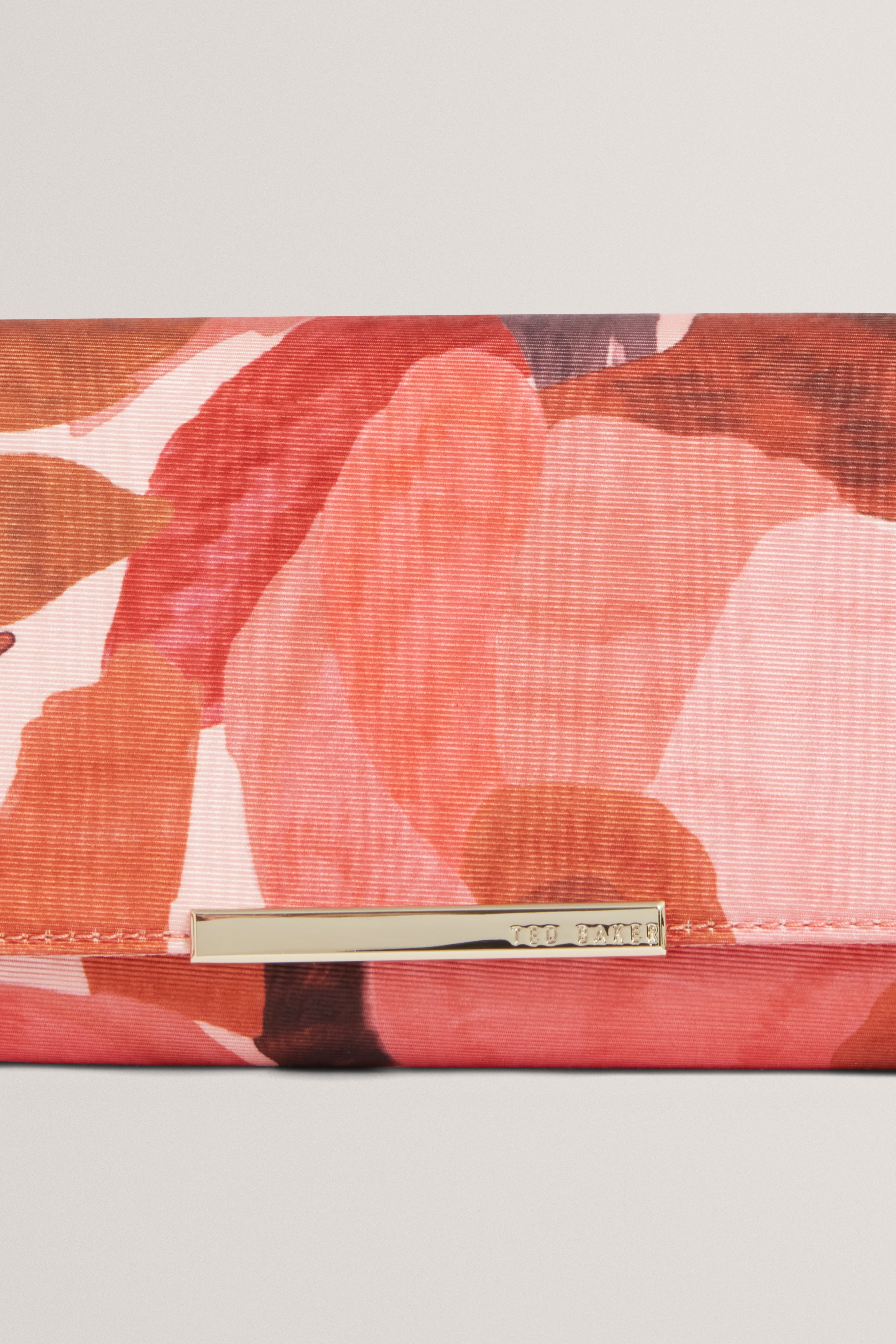 Malisae Printed Clutch Bag Dk-Orange