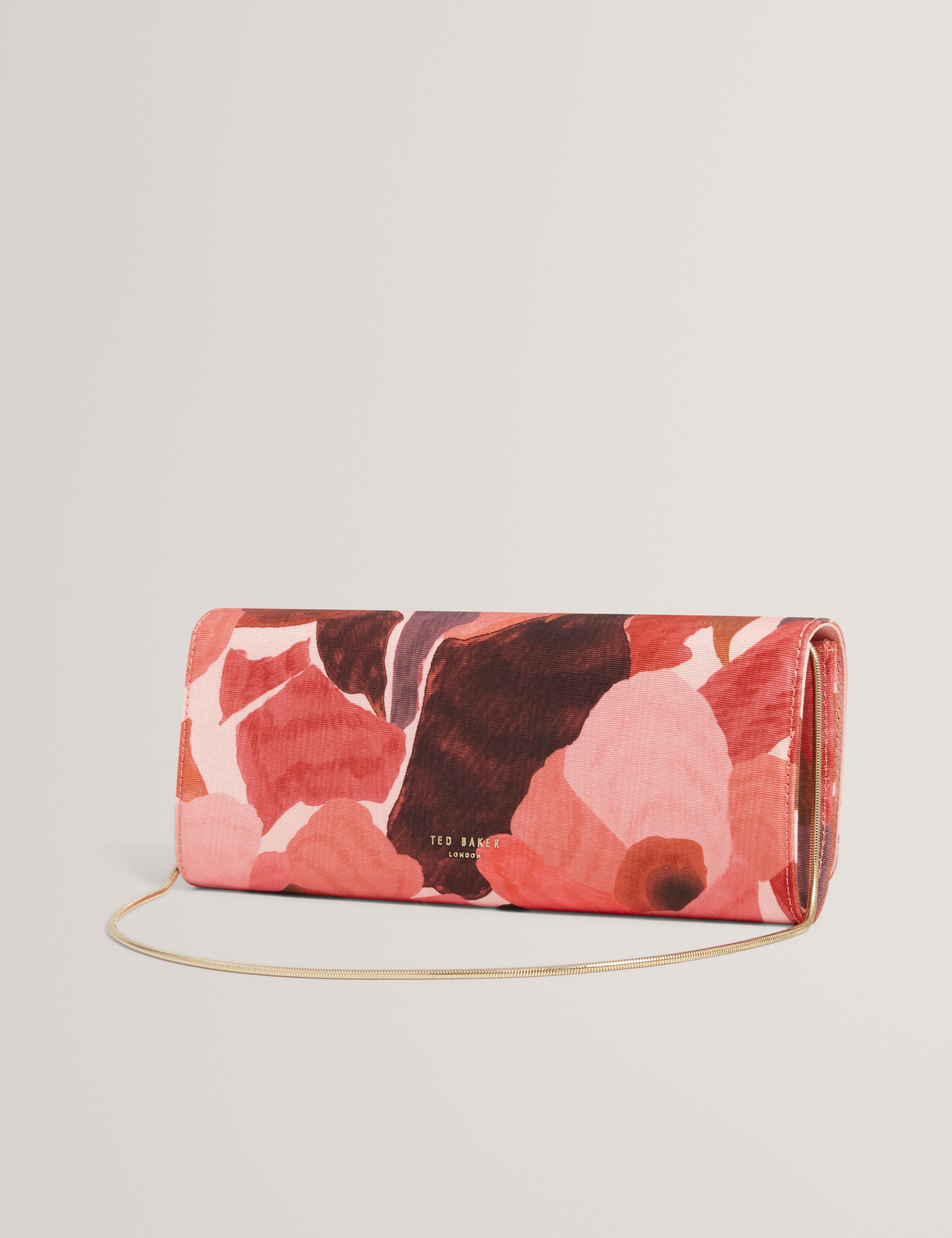 Malisae Printed Clutch Bag Dk-Orange