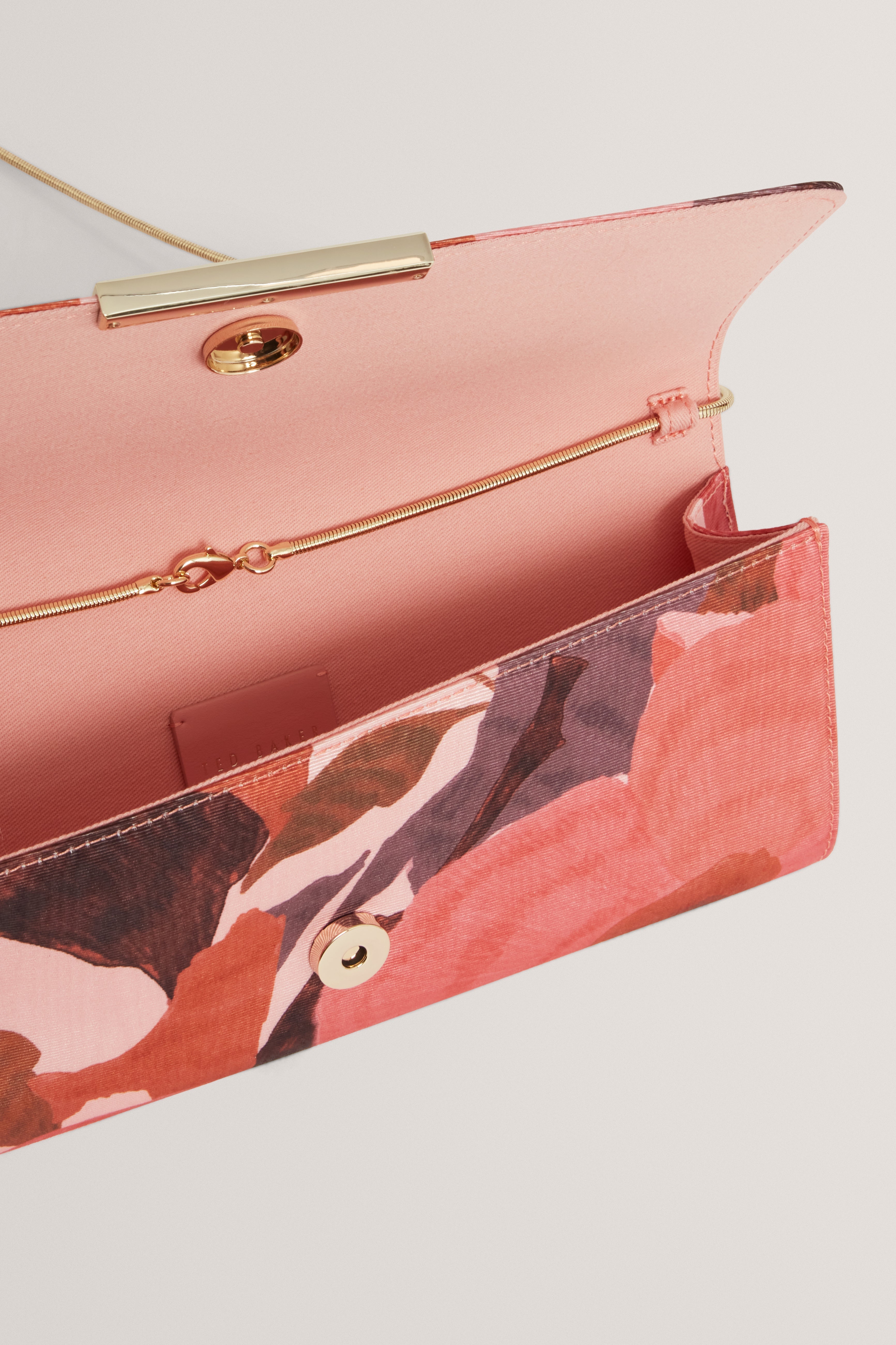 Malisae Printed Clutch Bag Dk-Orange