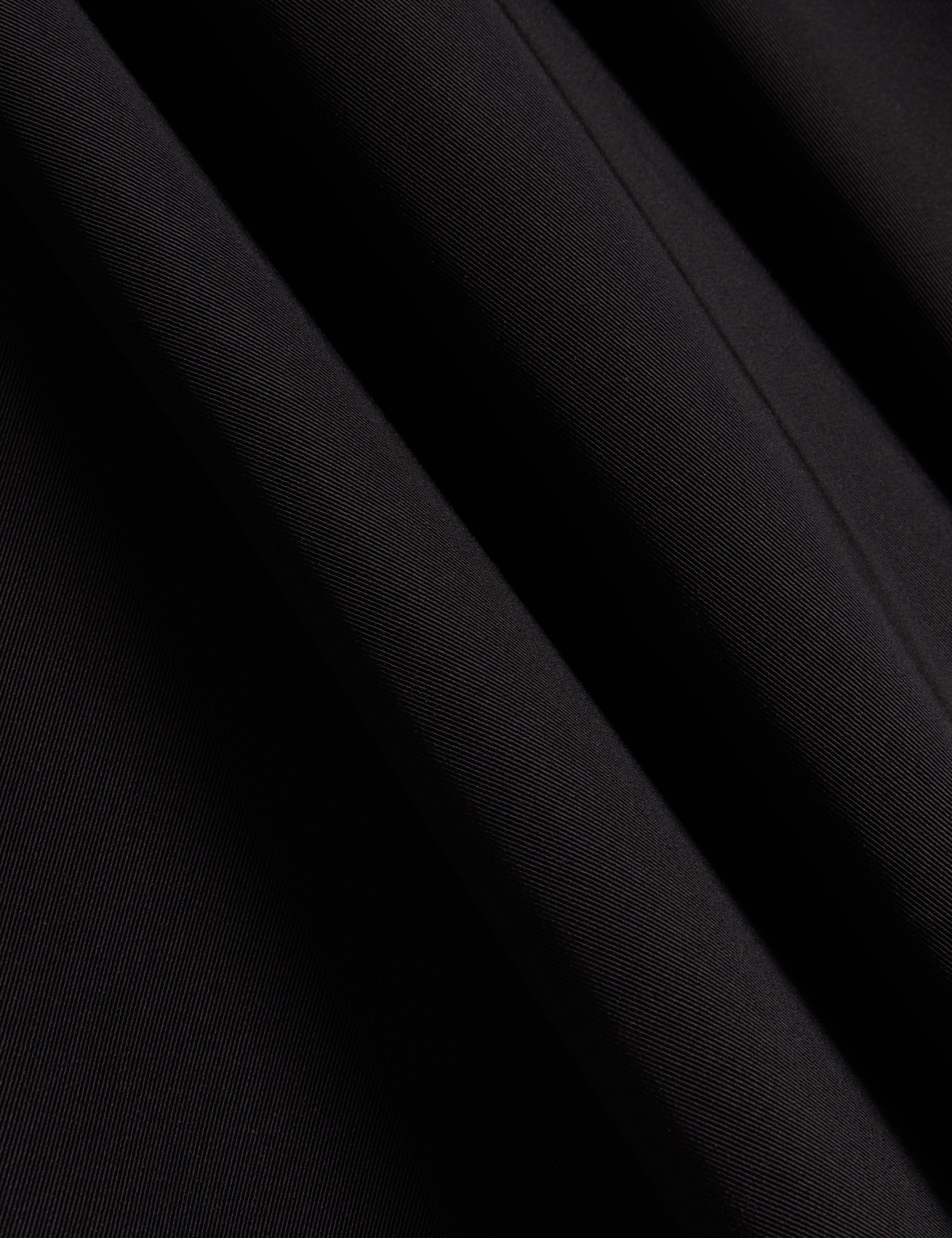 Chrisou Ottoman Midi Skirt Black