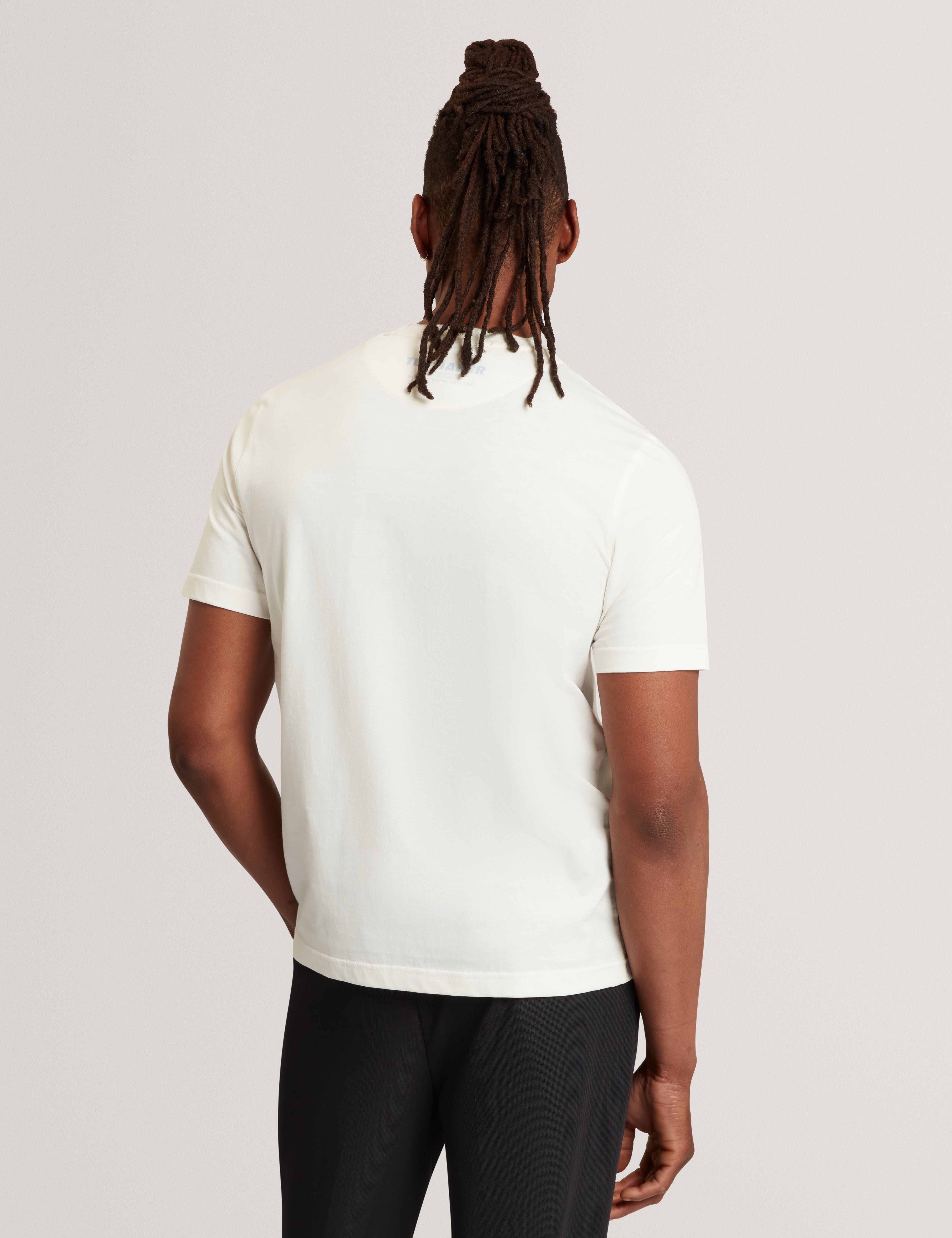 Crawley Short Sleeve Graphic Box Floral T-Shirt White