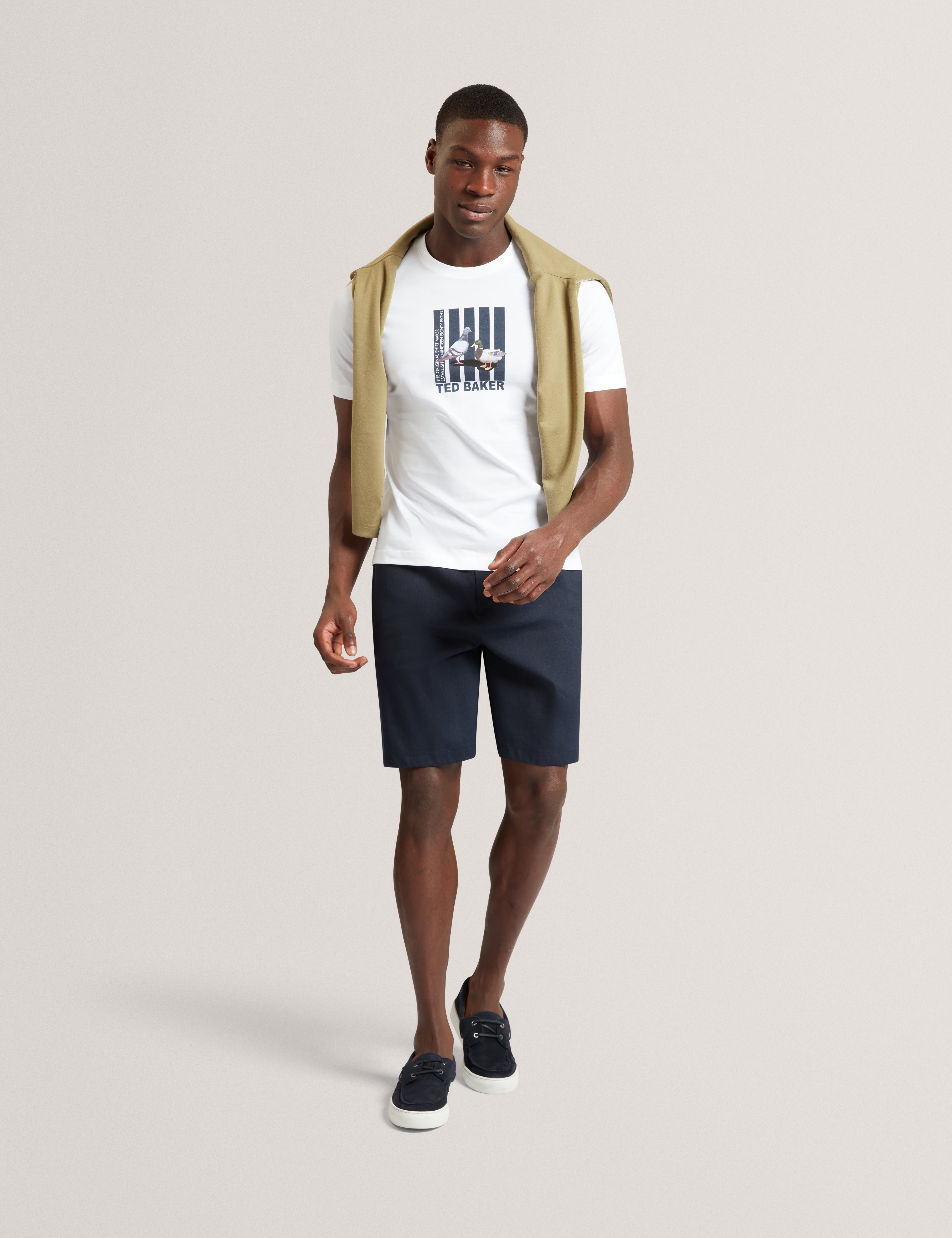 Waitte Ss Duck Graphic T-Shirt White