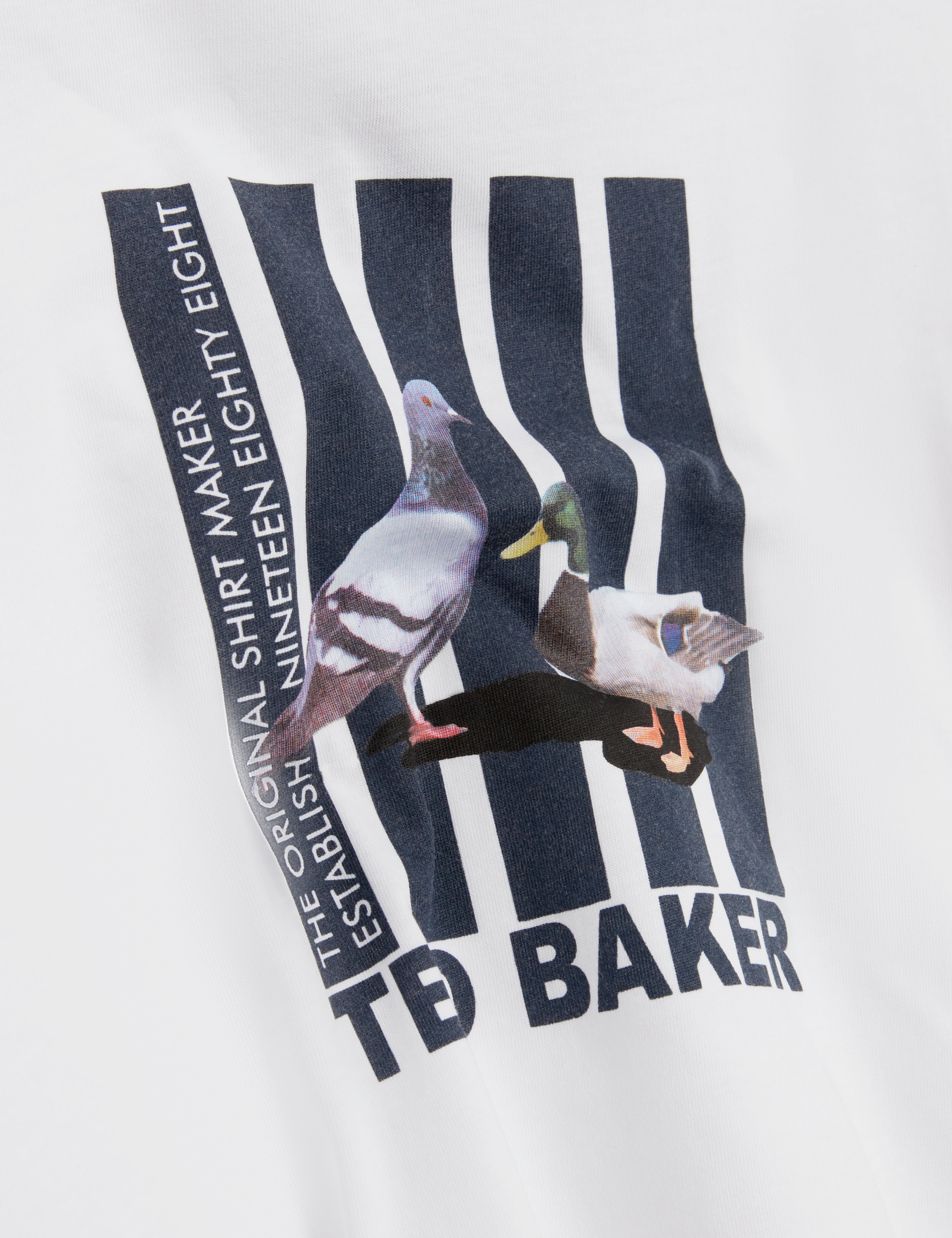 Waitte Ss Duck Graphic T-Shirt White