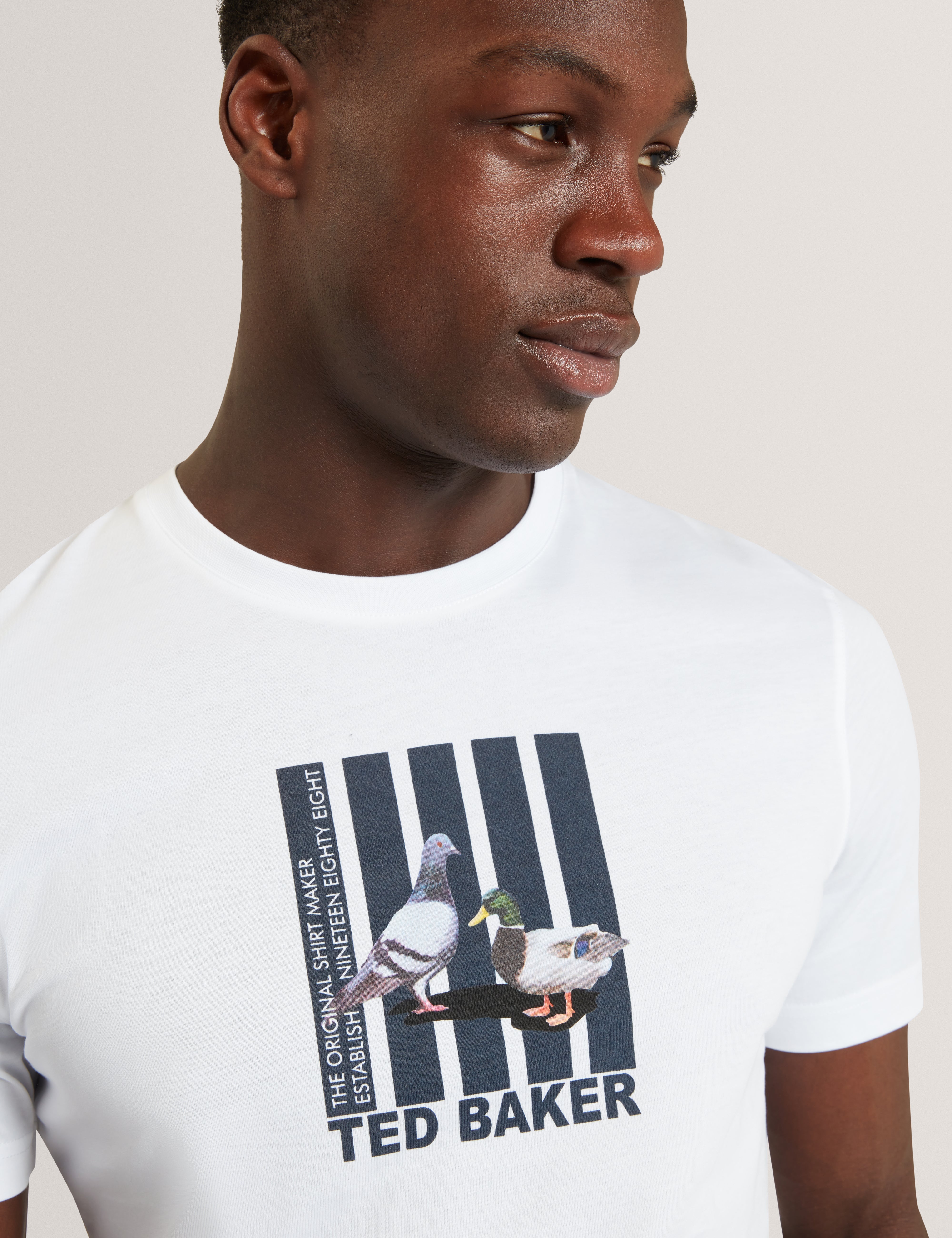 Waitte Ss Duck Graphic T-Shirt White