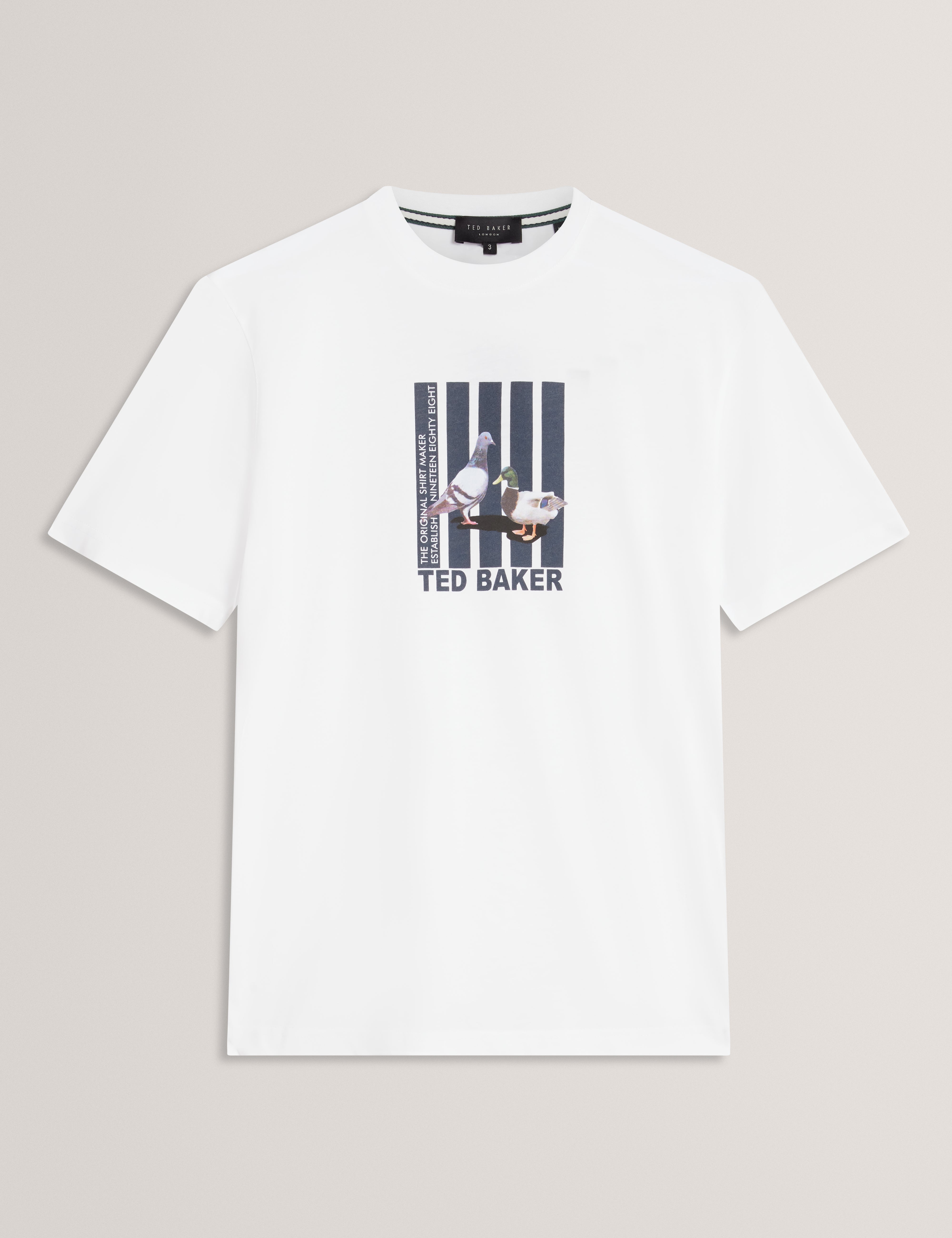 Waitte Ss Duck Graphic T-Shirt White