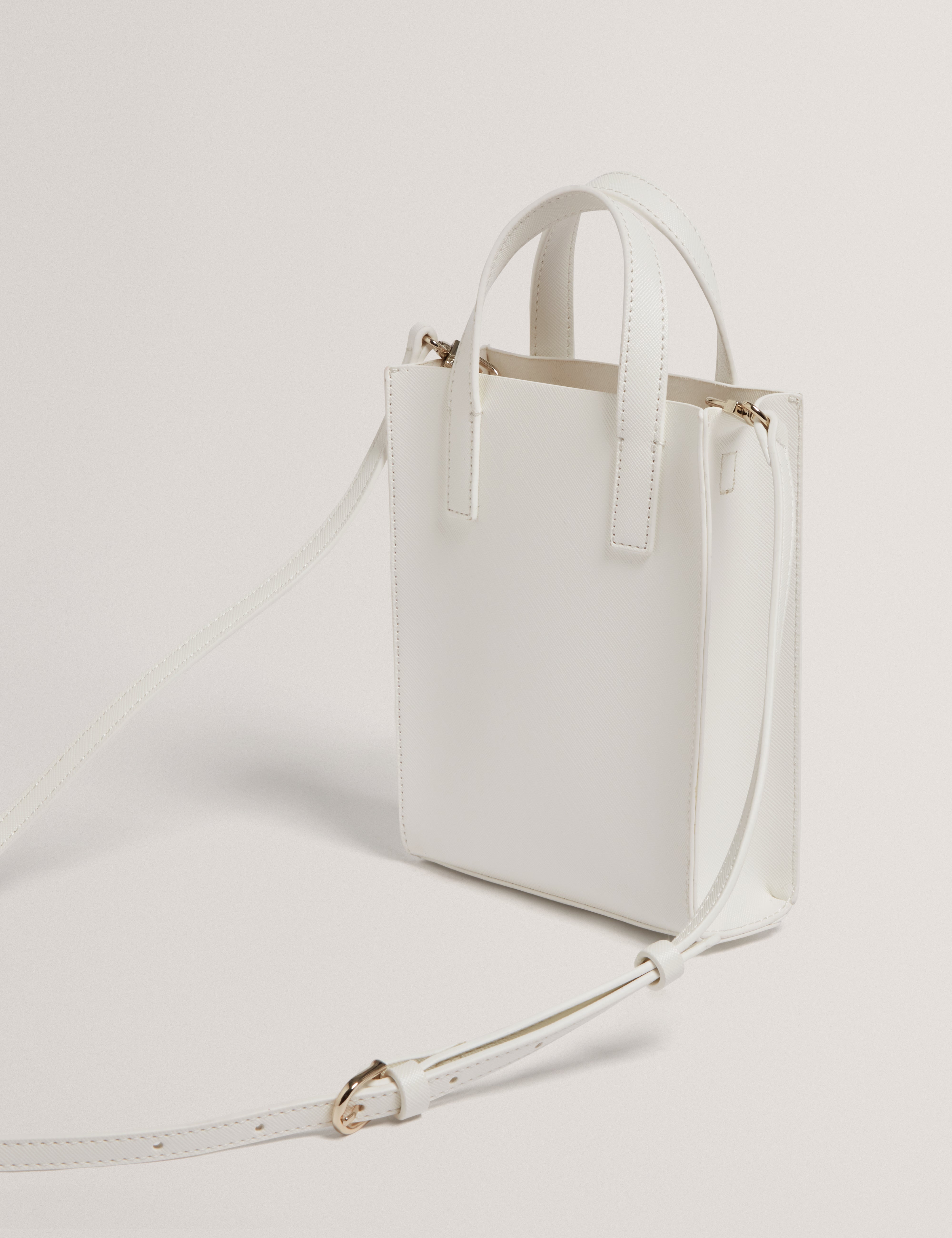 Reocon Embroidery Floral Mini Icon Bag Ivory