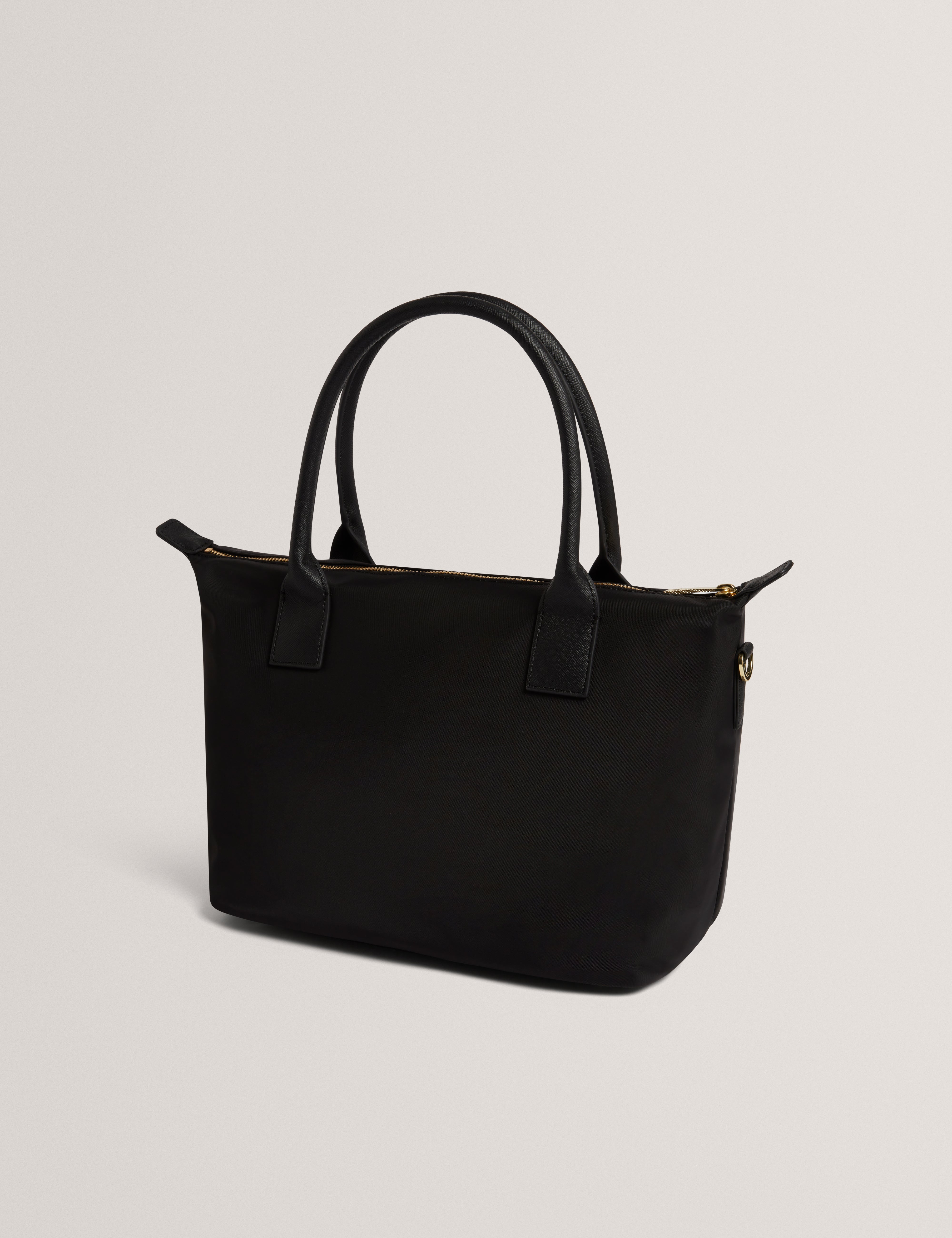 Jicksy Small Nylon Tote Bag Black