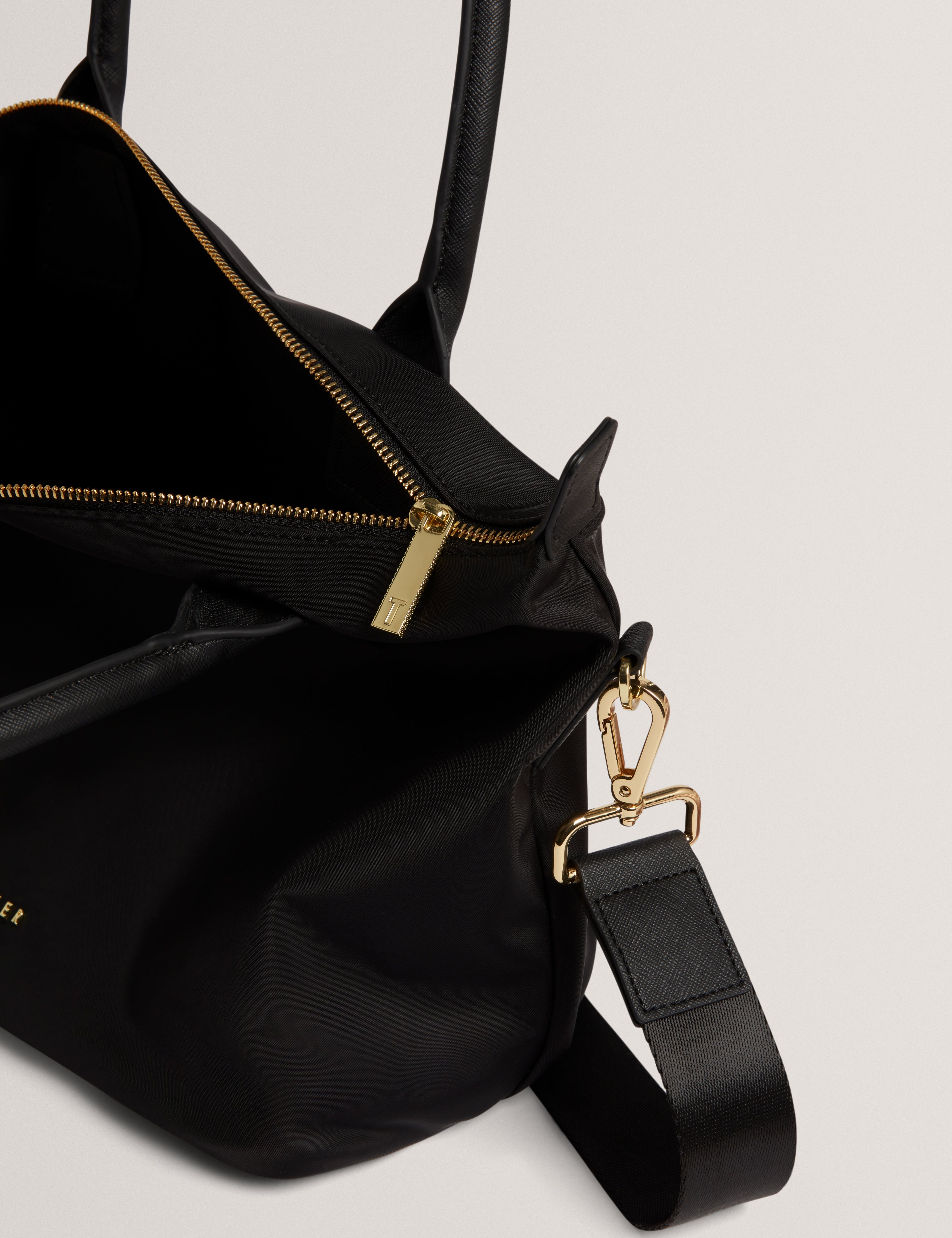 Jicksy Small Nylon Tote Bag Black