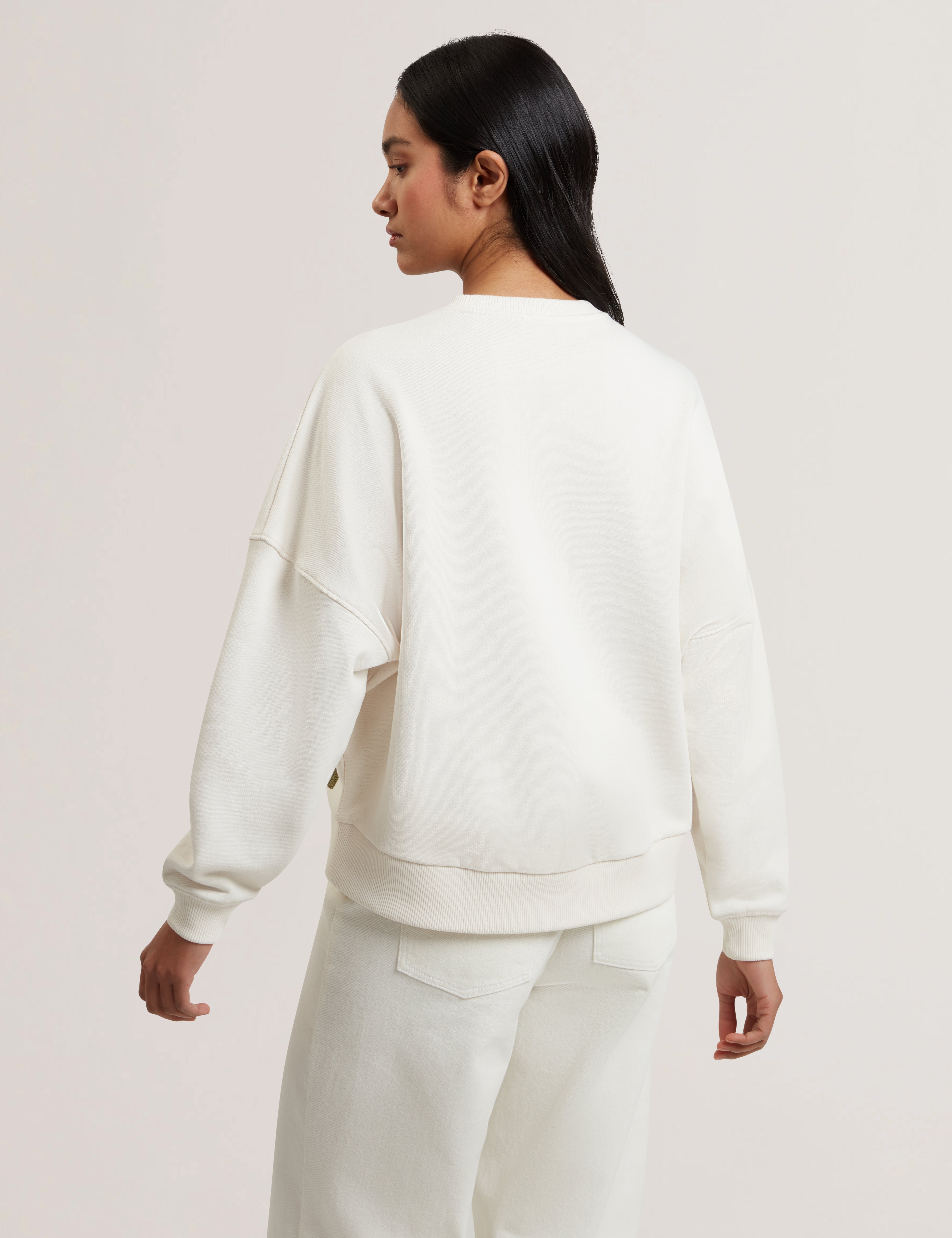 Sanderr Graphic Sweater White