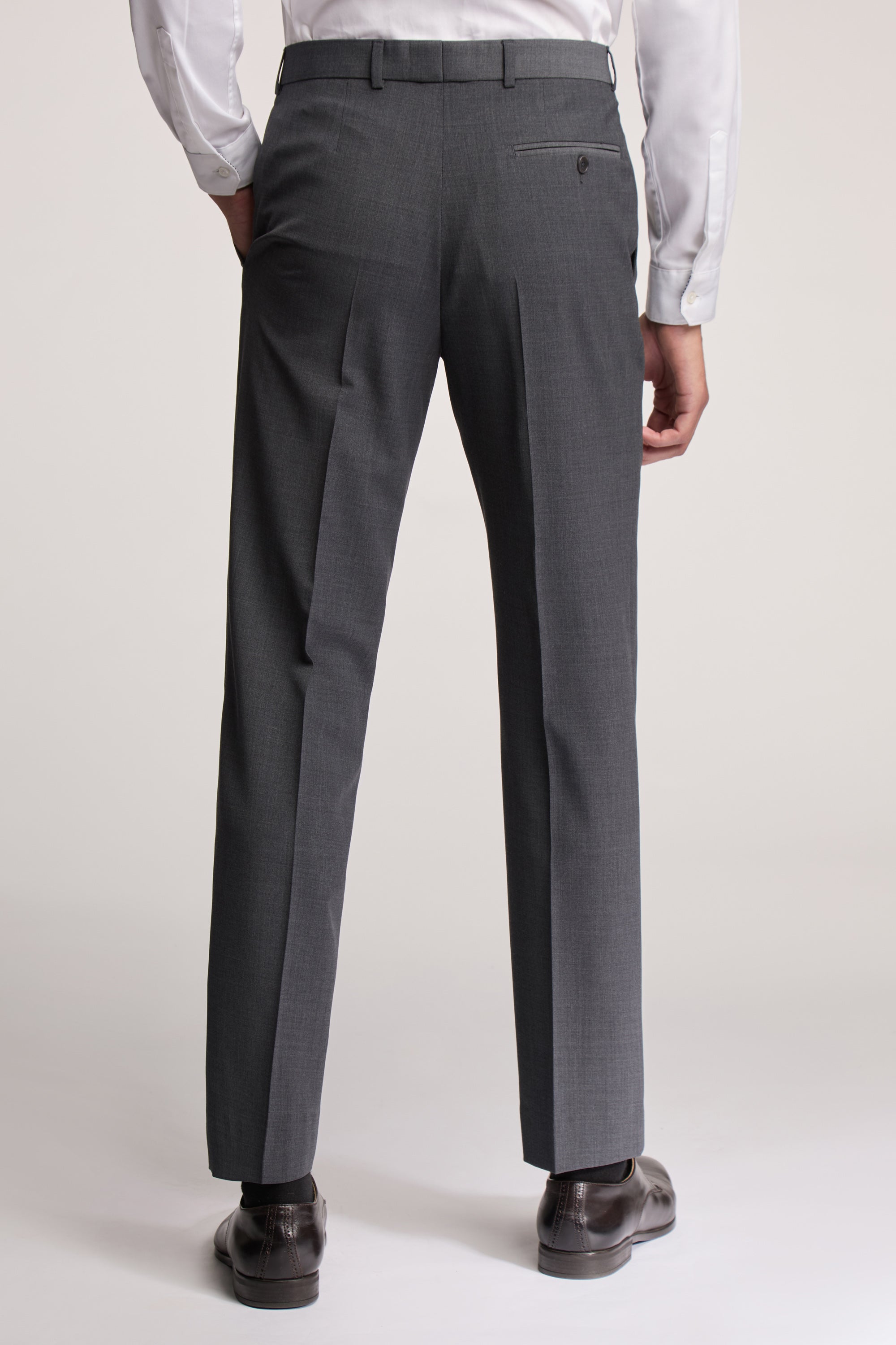 Charcoal Panama Trouser Charcoal