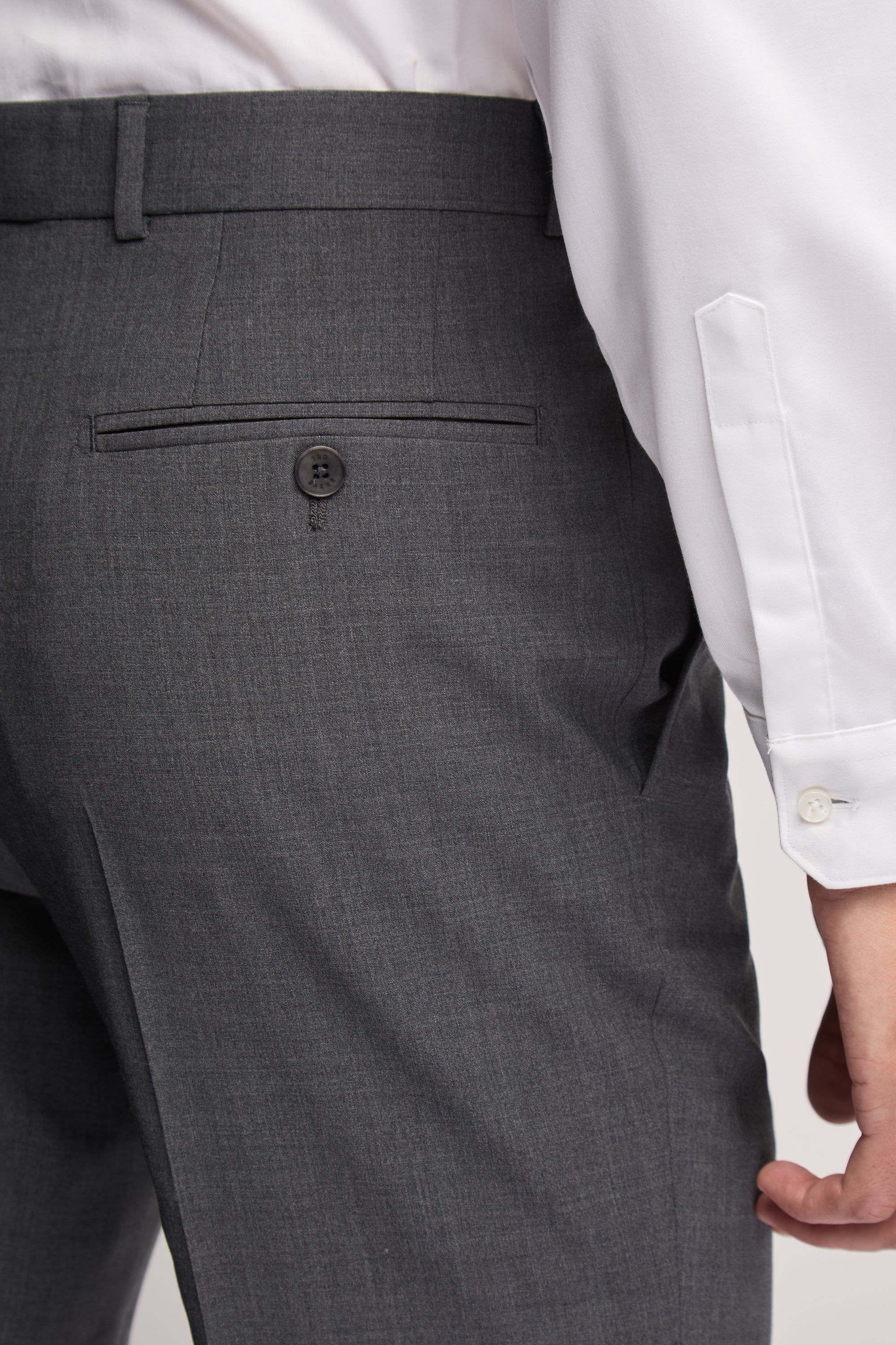 Charcoal Panama Trouser Charcoal
