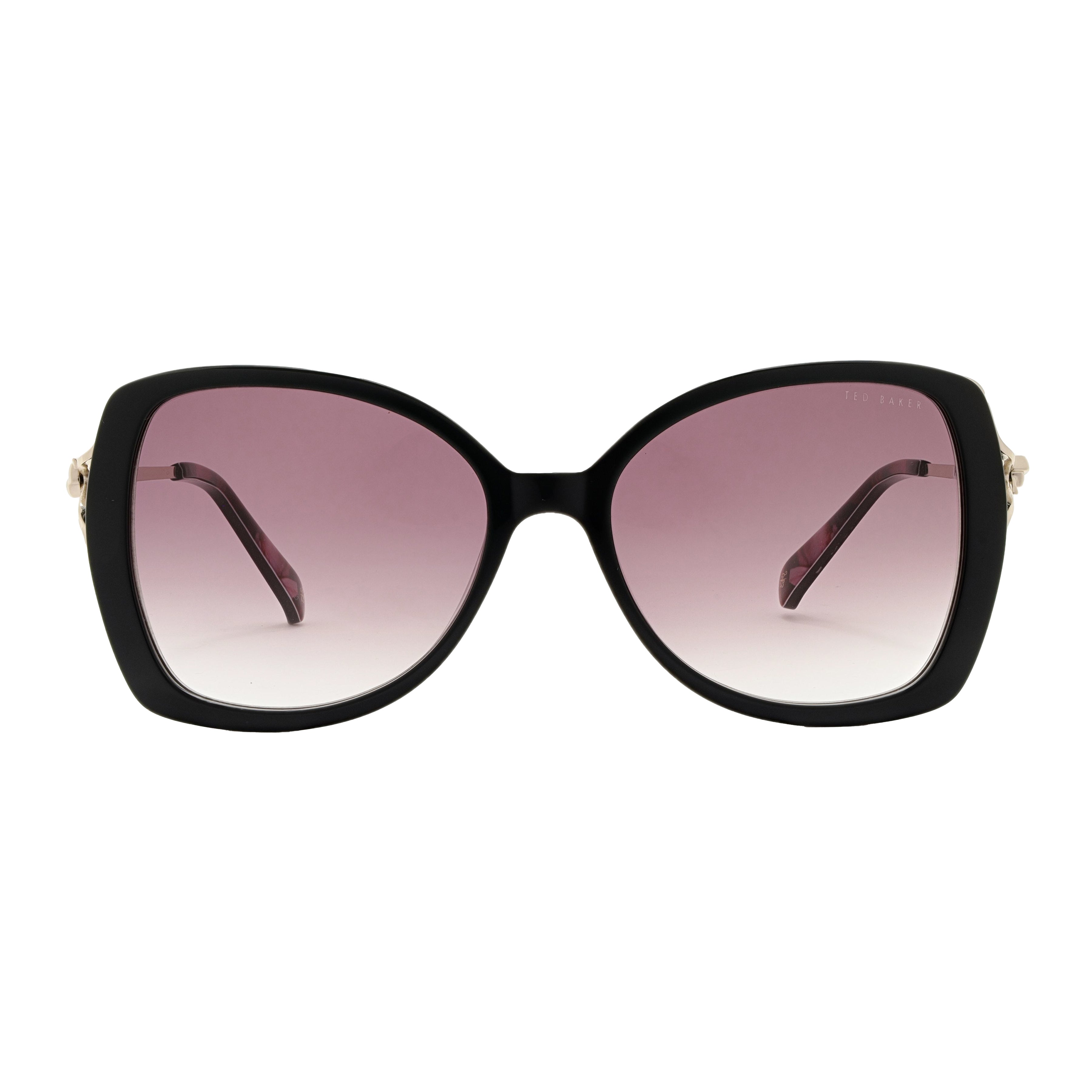 Vallie Sunglasses Gloss Solid Black
