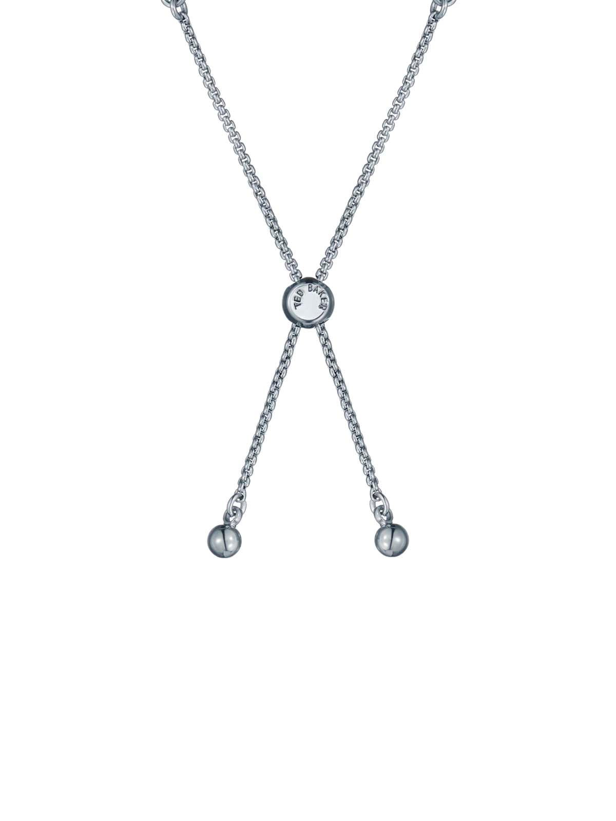 Melrah Crystal Adjustable Tennis Bracelet Lt-Blue