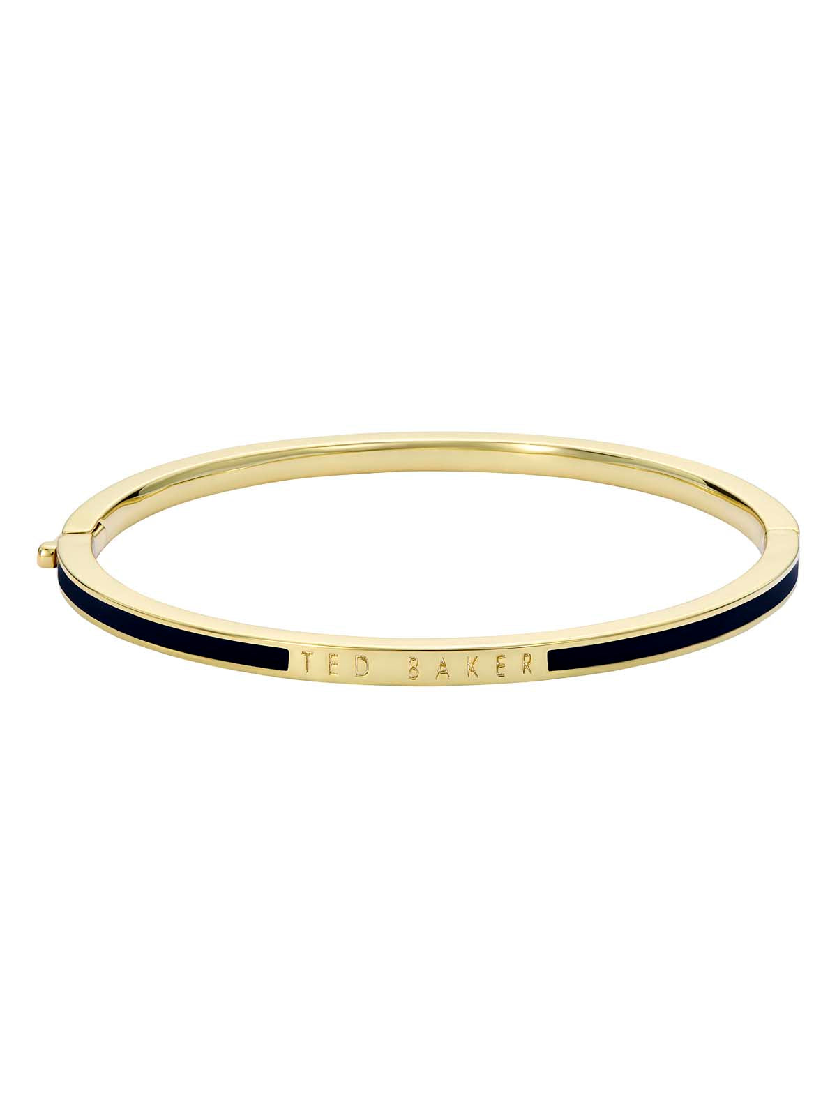 Roley Classic Colour Enamel Slim Bangle Black