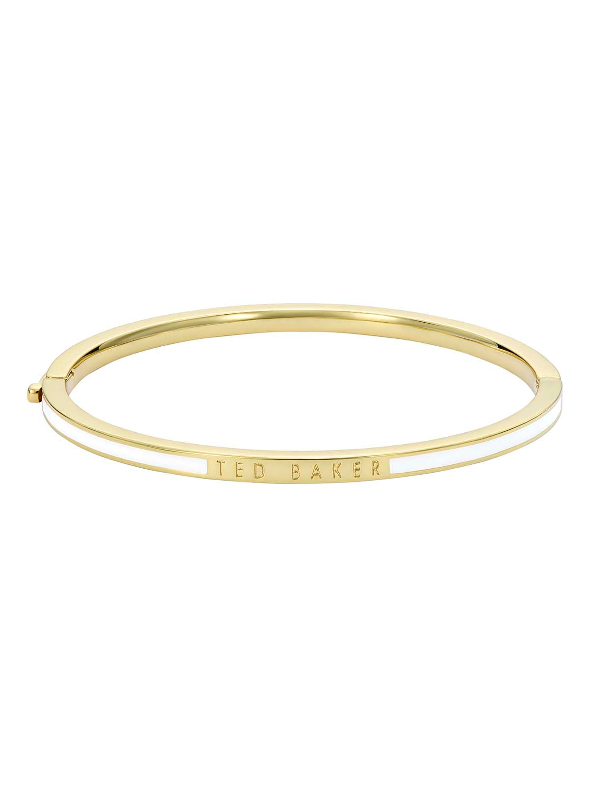 Roley Classic Colour Enamel Slim Bangle White