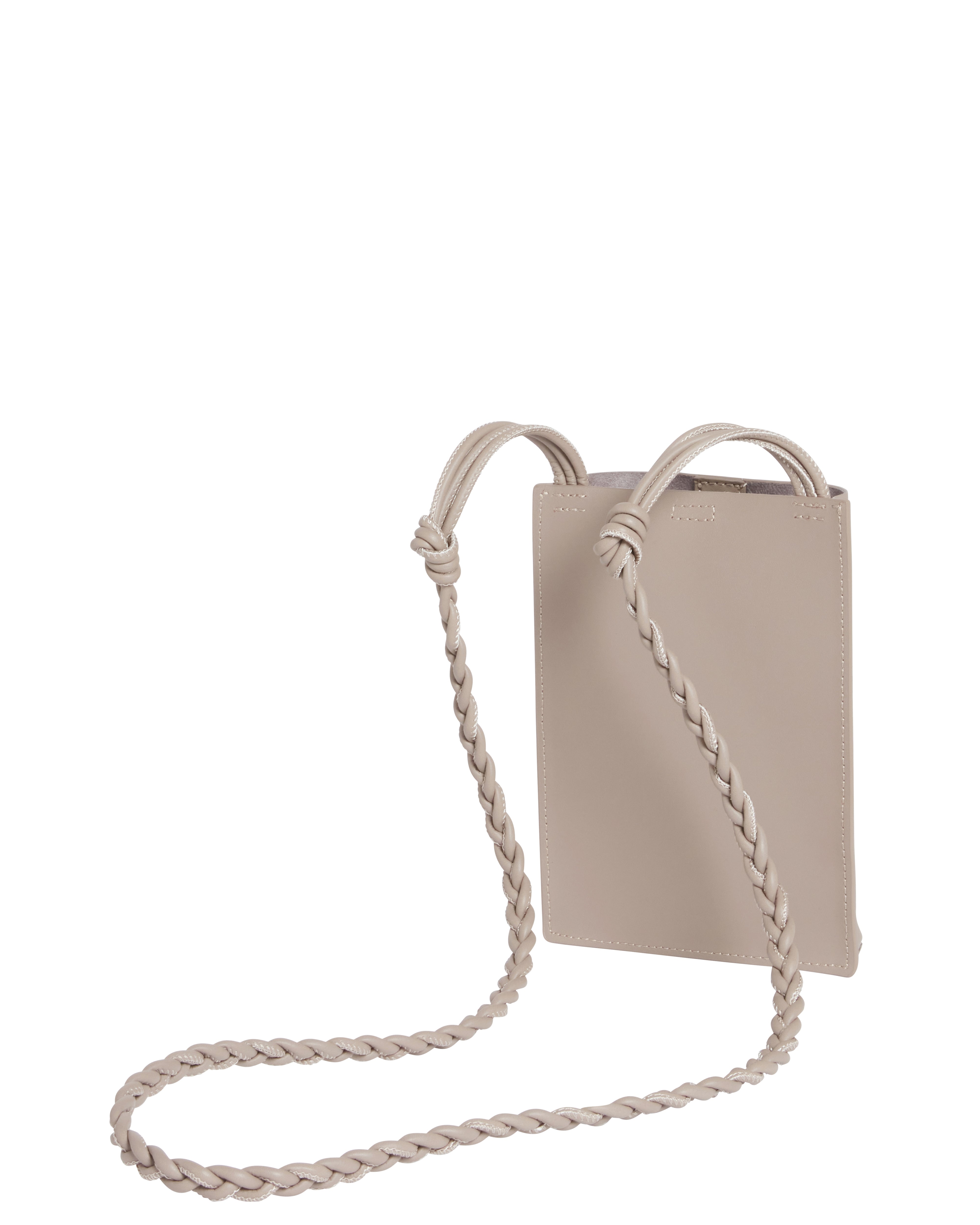 Wrylie Woven Strap Mini Crossbody Pouch Taupe