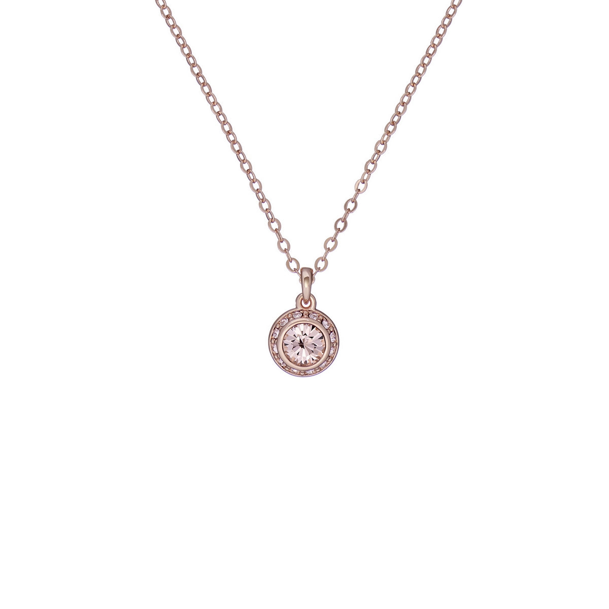 Soltell Solitaire Sparkle Crystal Rose Gold