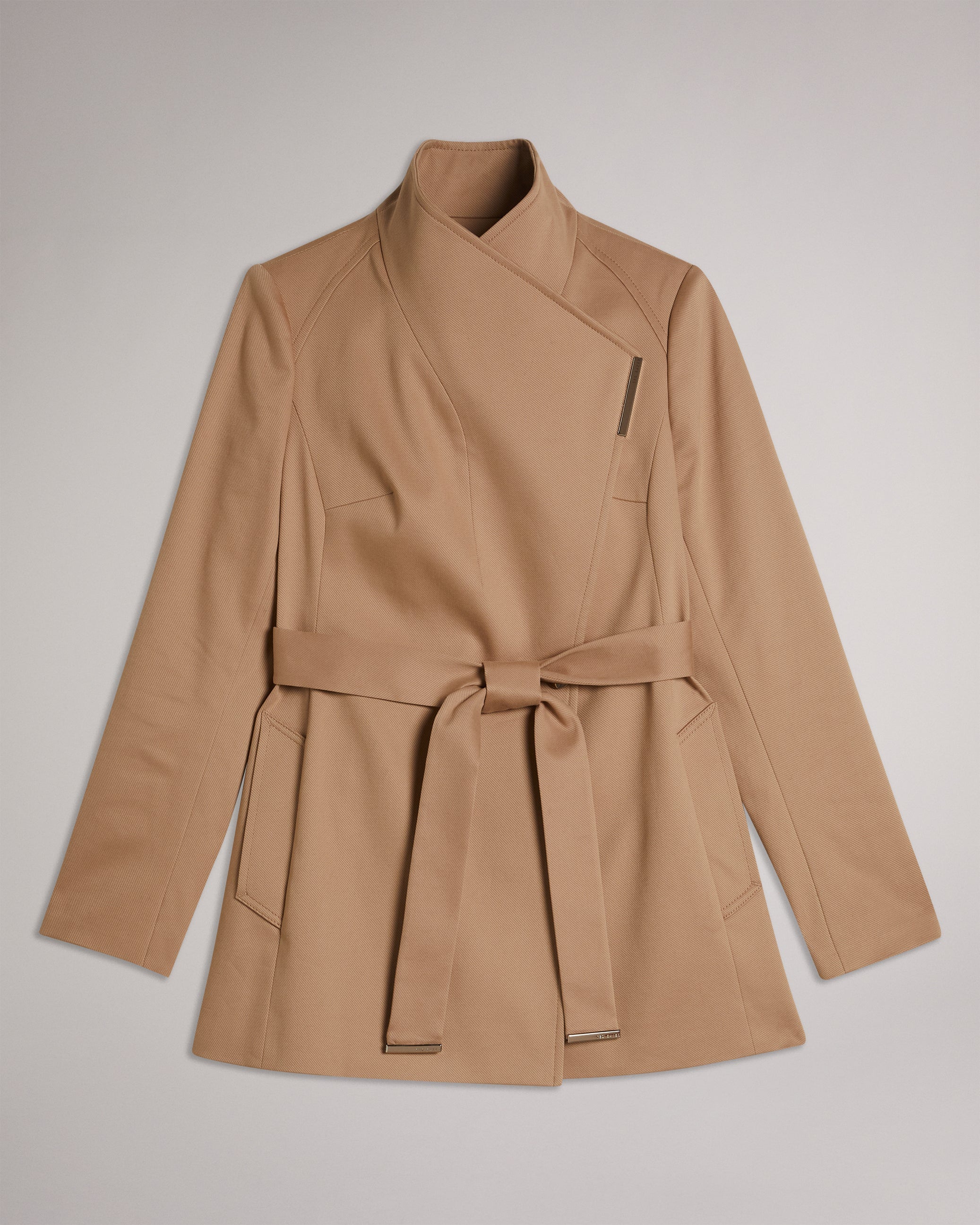 Short 2025 tan coat